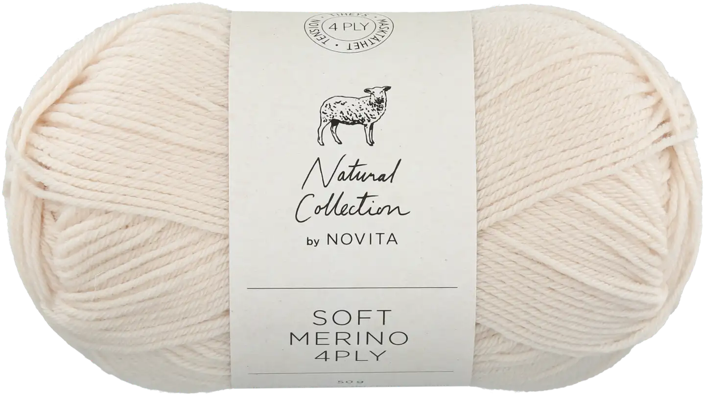 Novita lanka Soft Merino 4PLY 50 g mannapuuro 006 - 1