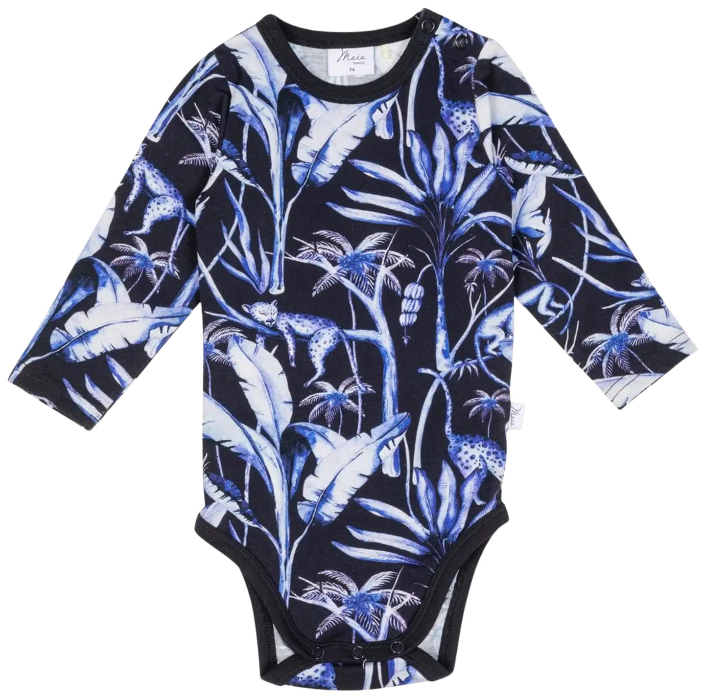 Ma-ia Family vauvojen body Sademetsä 205388 - tummansininen - 1