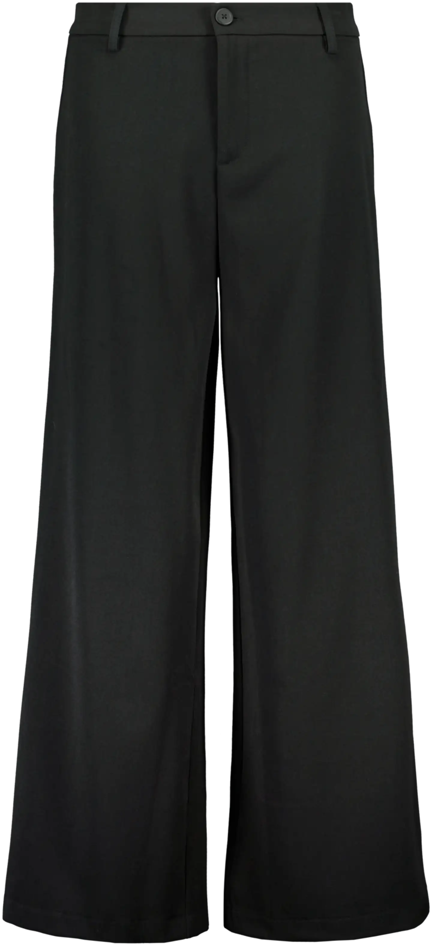 WKLY. naisten housut wide leg 222W301127 - BLACK - 1