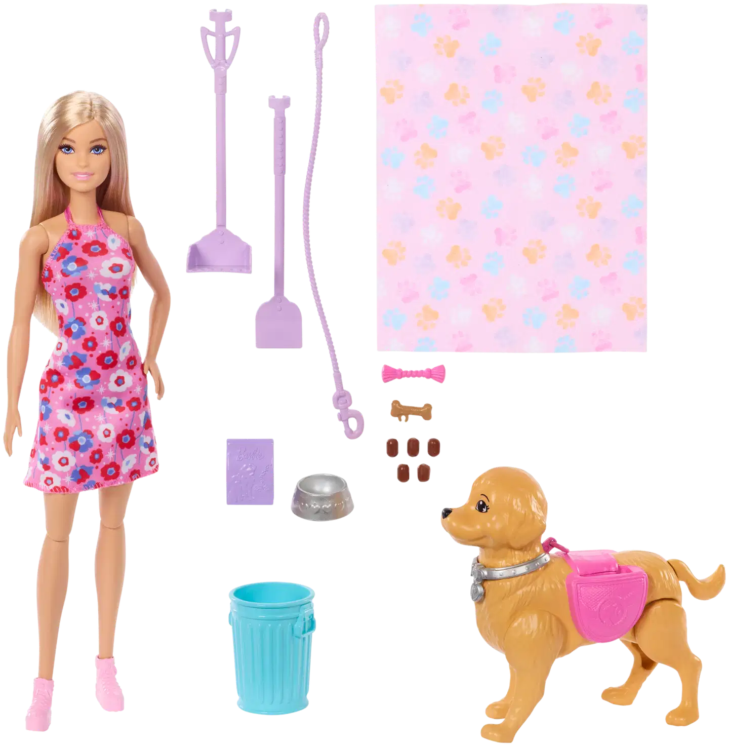 Barbie Walk And Potty Barbie Malibu -leikkisetti - 2