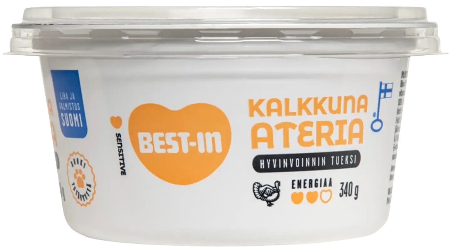 Best-In Kalkkuna-ateria Koiran Tuoreruoka 340g