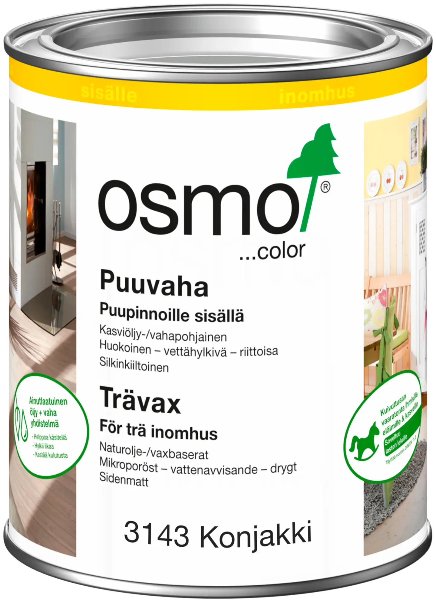 Osmo Color puuvaha 750ml 3143 konjakki - 1