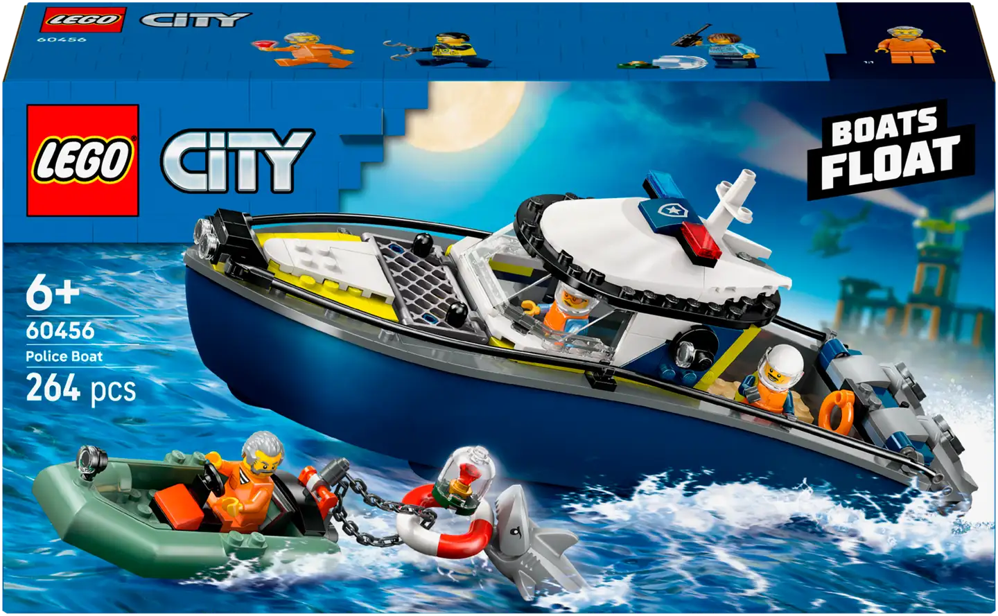 LEGO® City Police 60456 Takaa-ajo poliisiveneellä - 2