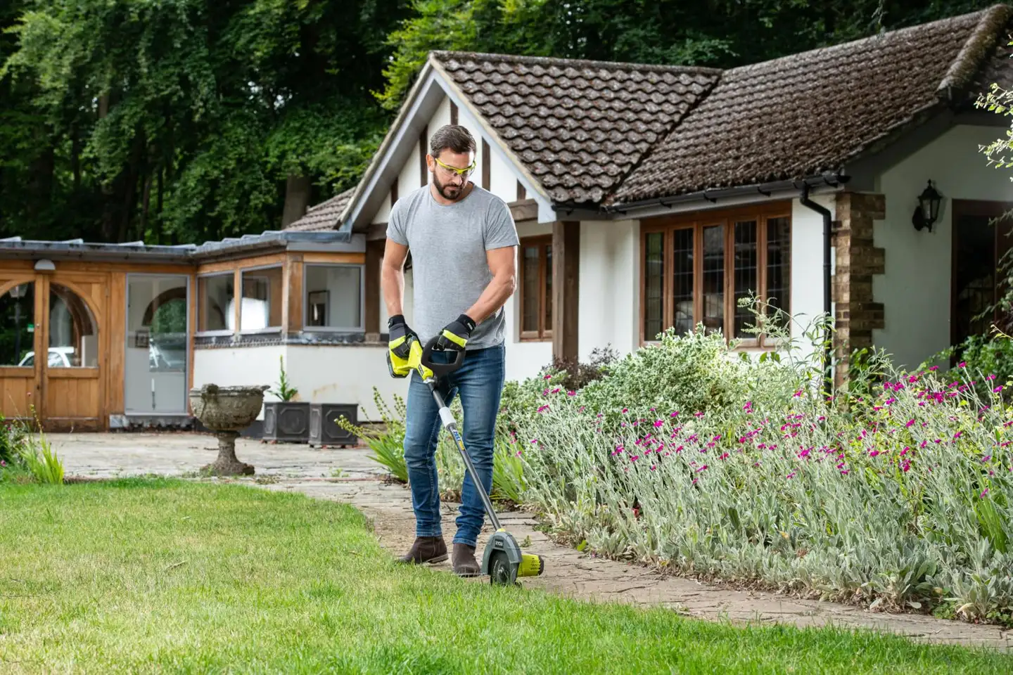 Ryobi 18V reunaleikkuri RY18EGA-0 - 5