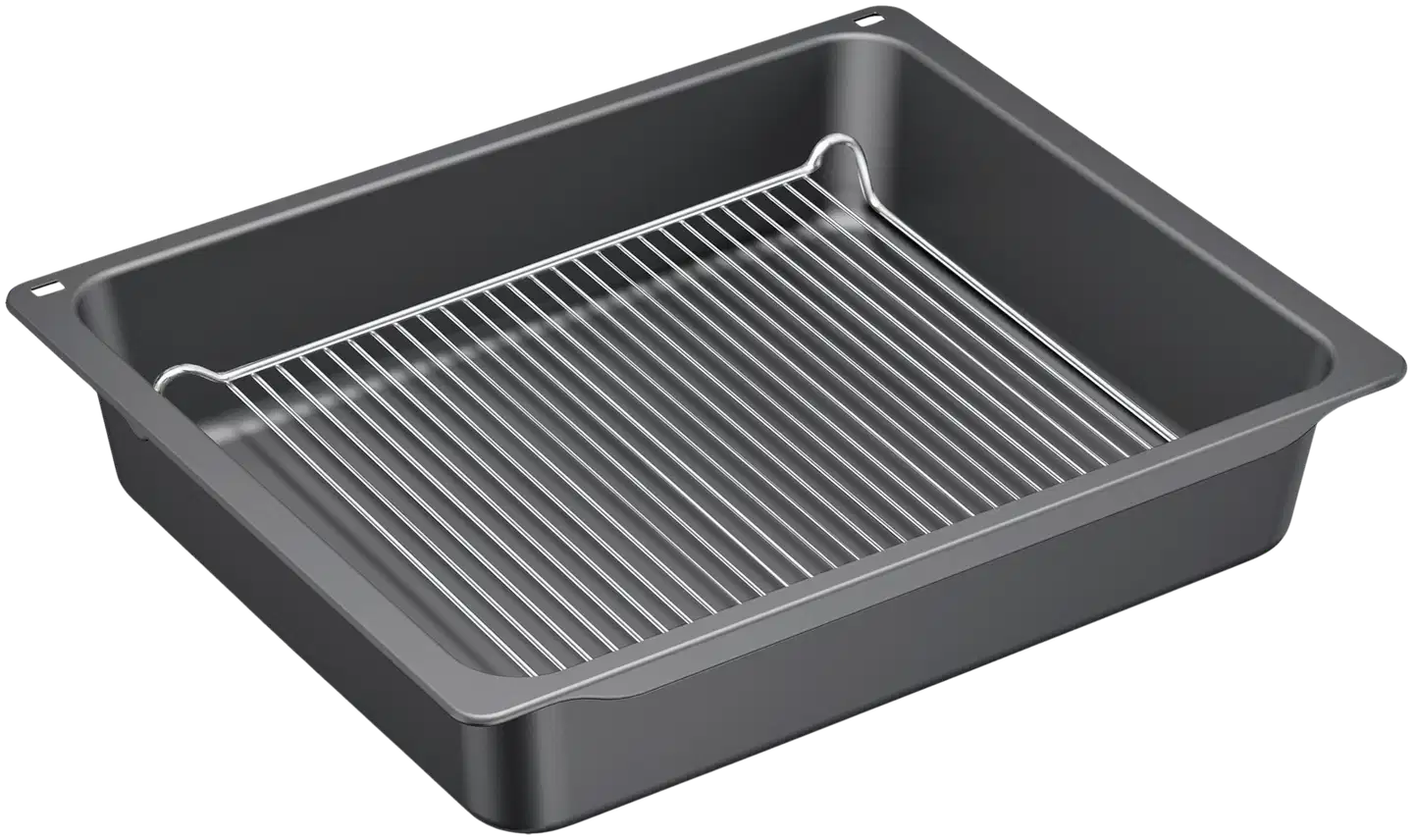 Bosch syvä uunipannu ritilällä 81 x 455 x 375 mm 10 l konepestävä