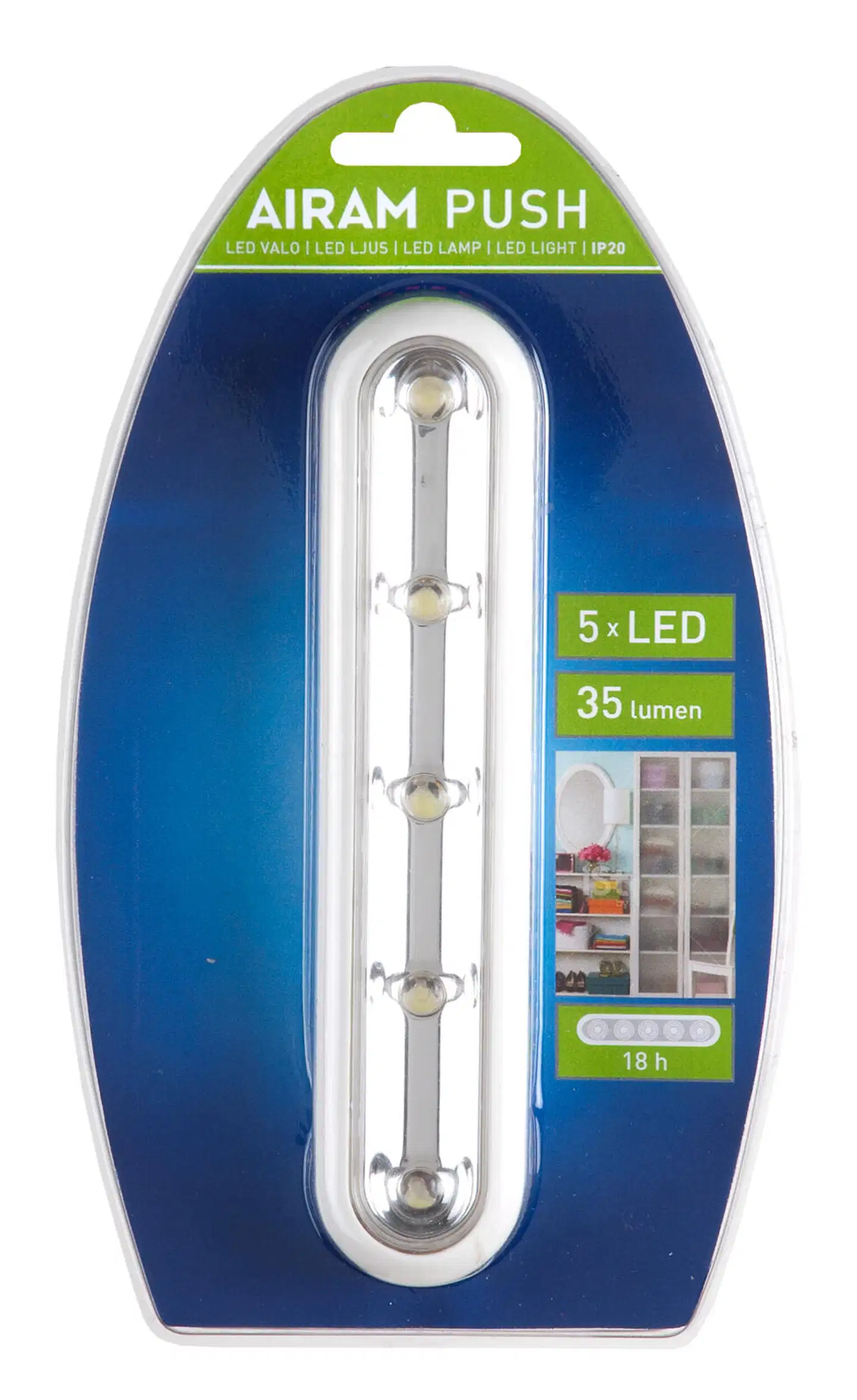 Airam PUSH LIGHT 5 LED - 3