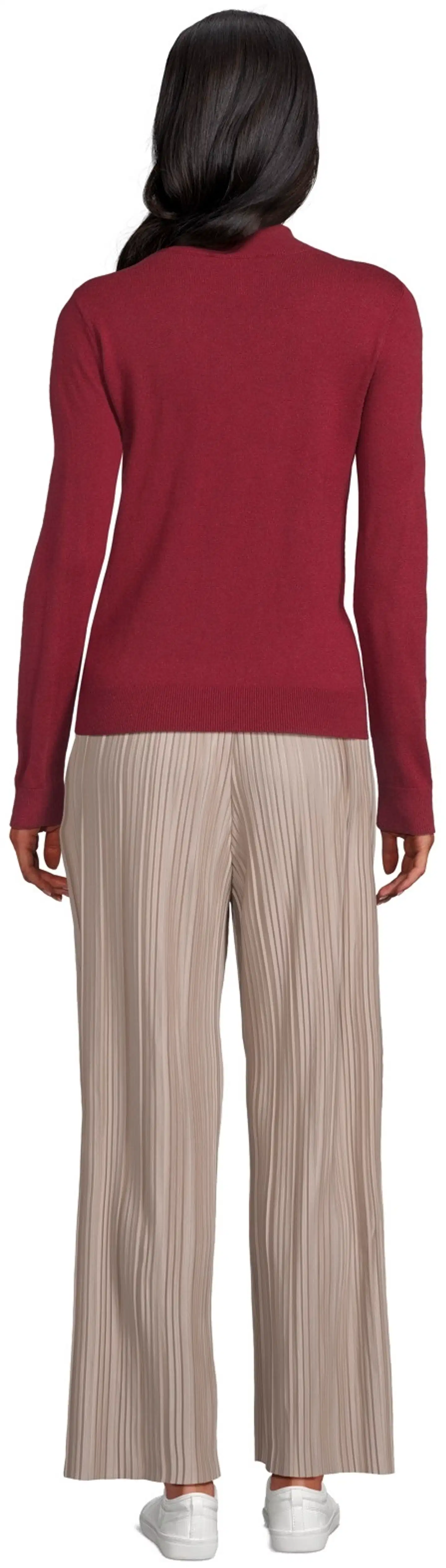 London Fog naisten merinopoolo 213L263603 - wine red - 3