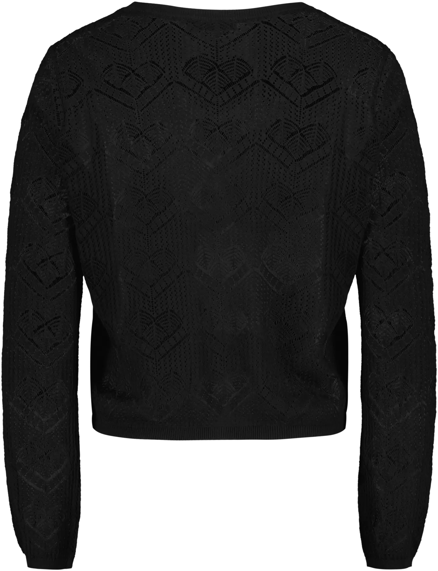 House naisten pitsineuletakki 213H261732 - BLACK - 2