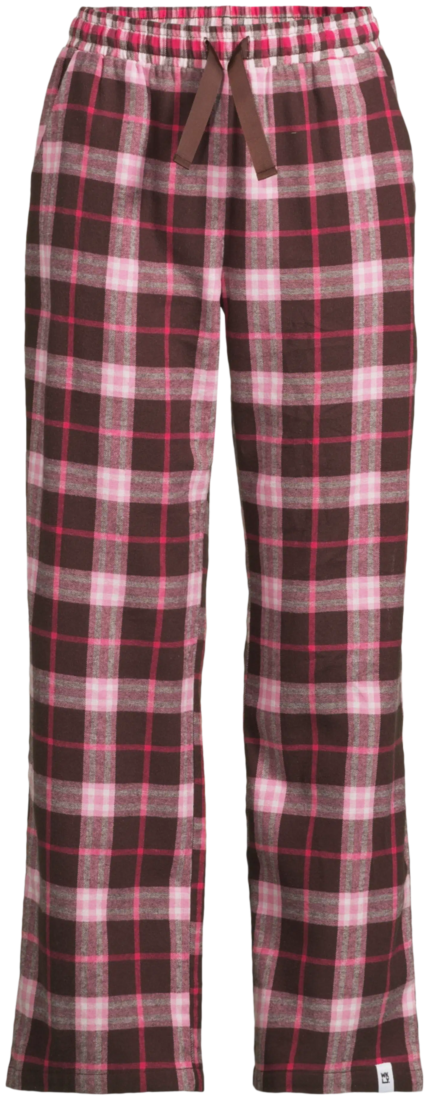 WKLY. naisten flanellihousut 212W382650 - Fig check - 2