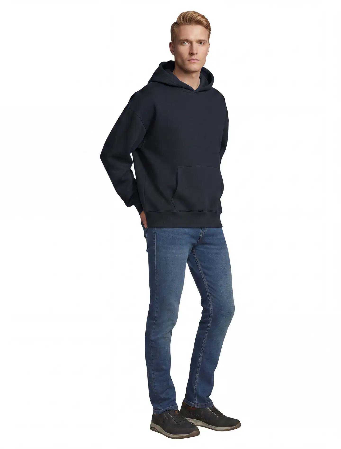 House miesten collegehuppari basic 195HBNOS21 - Dark blue - 4