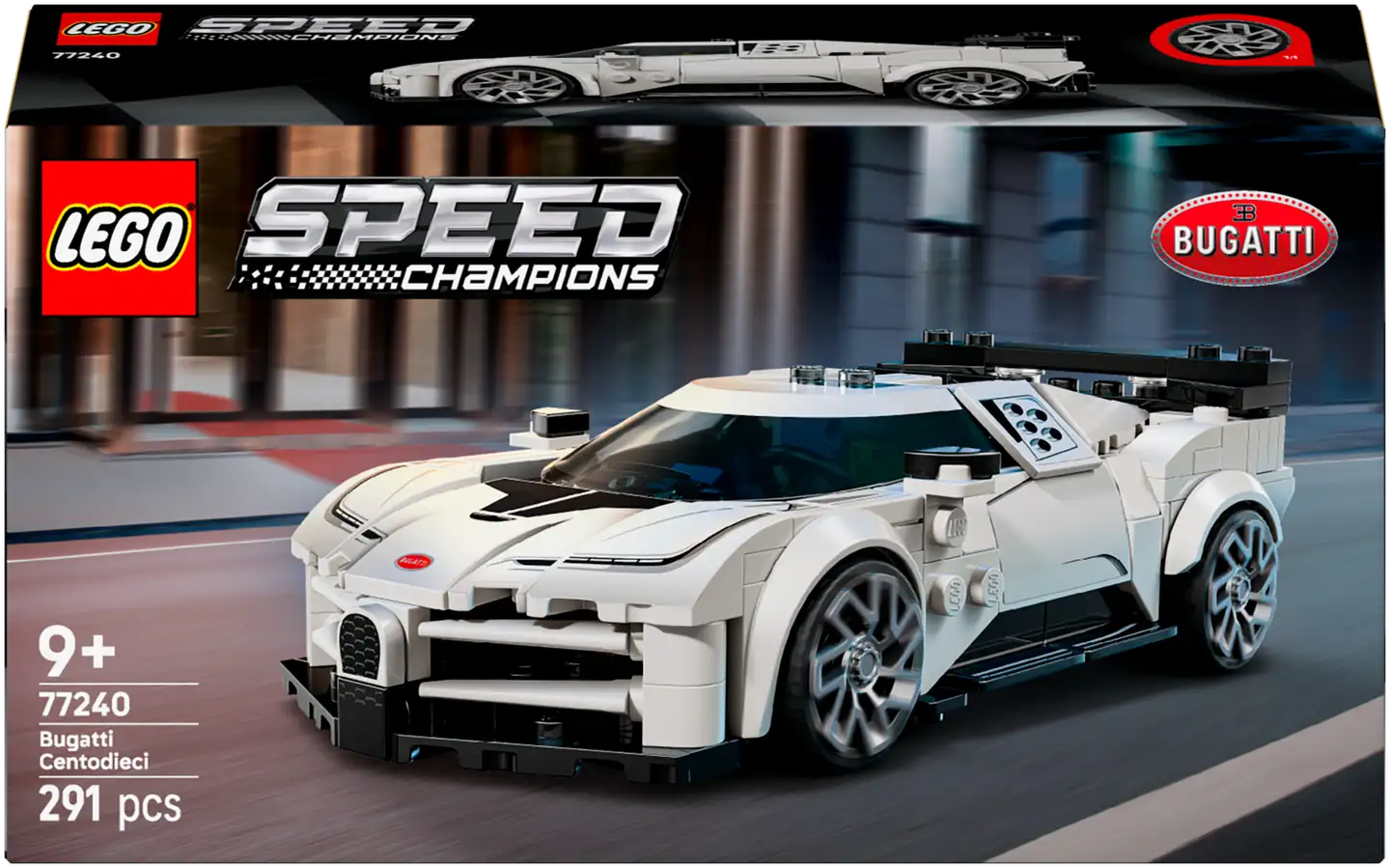 LEGO Speed Champions 77240 Bugatti Centodieci hyperurheiluauto - 2