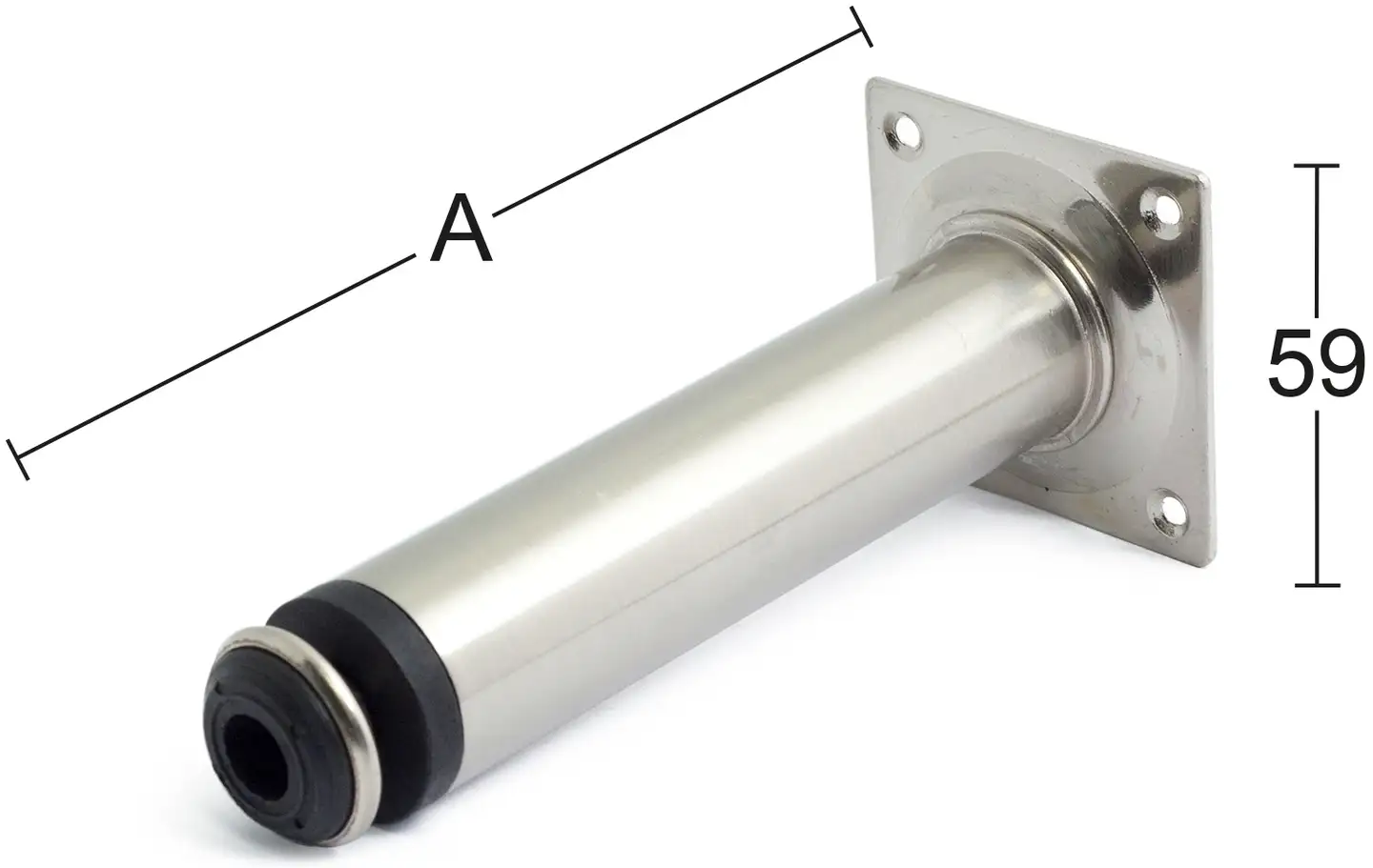 Habo putkijalka 150 Ø30mm mattaniklattu - 1