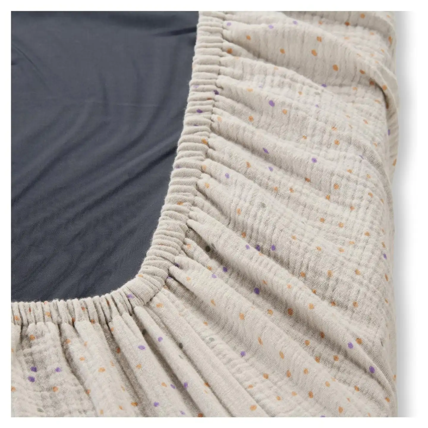 Hauck lakana matkasänkyyn Travel 60x120 cm pistekuvio beige - 4