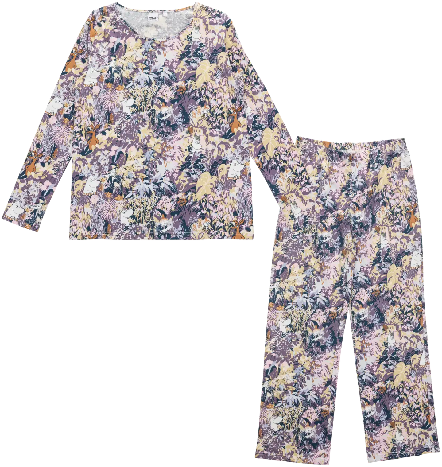 Moomin by Martinex naisten pyjama Hilla Lehtevä 589261 - Lila - 1