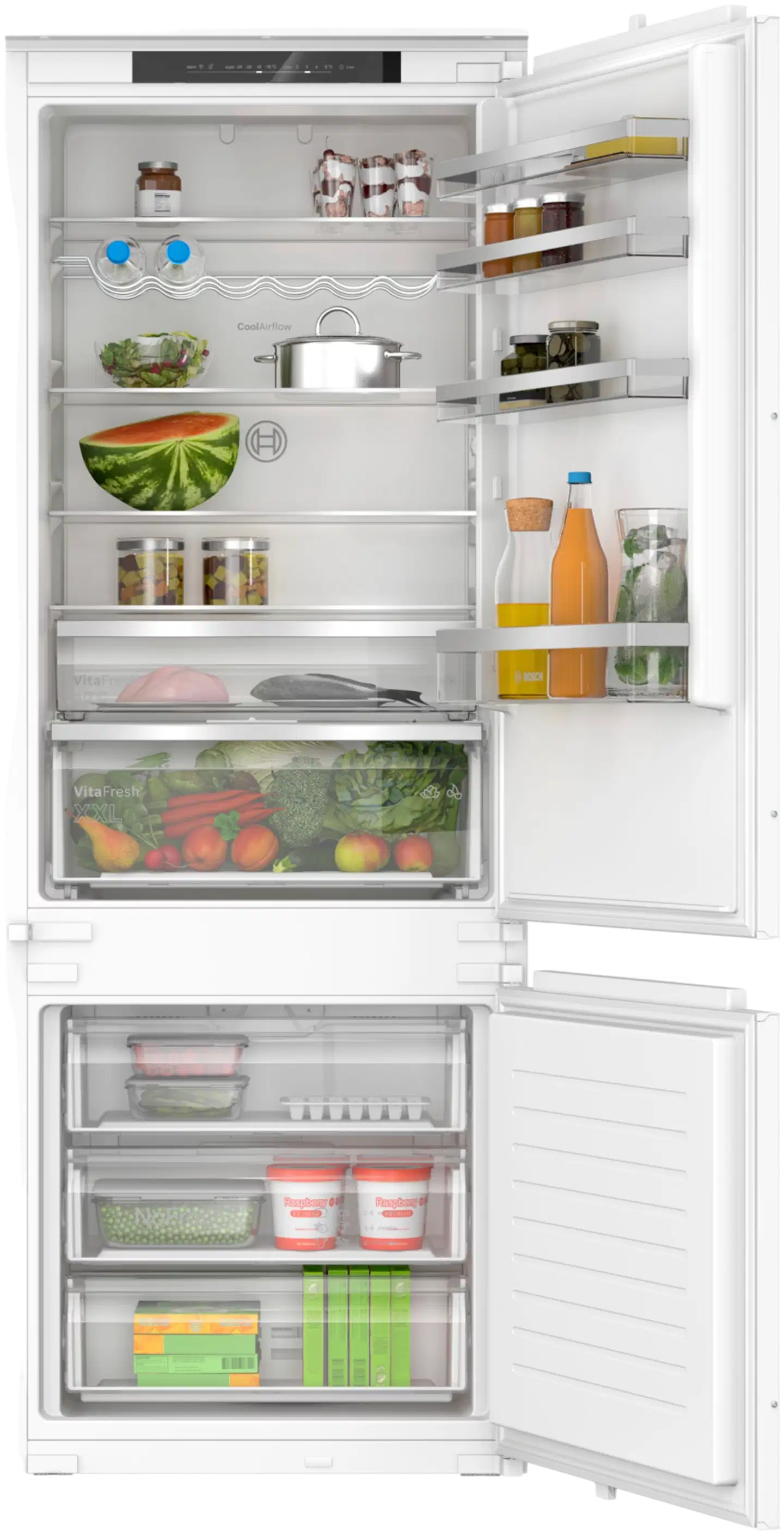 Bosch Serie 4 integroitava jääkaappipakastin 193.5 x 69.1 cm liukusaranat - 1