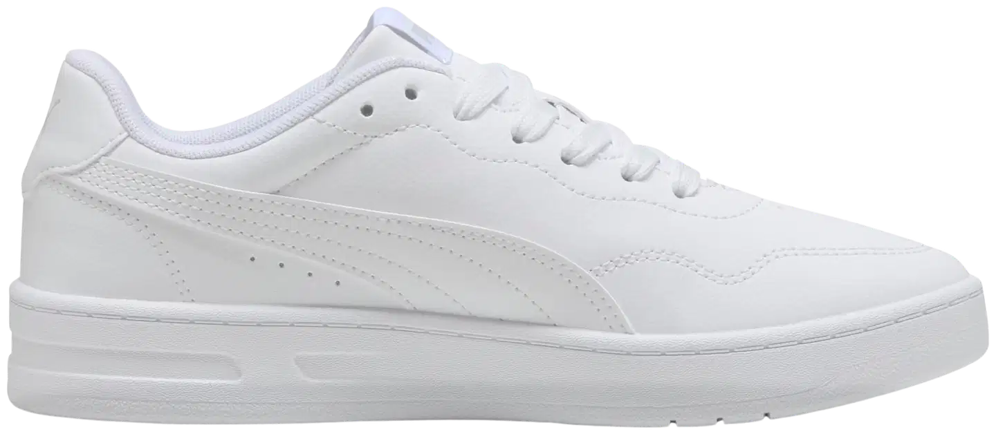 Puma naisten tennari Court Lally - White-White-Cool Light Gray - 2