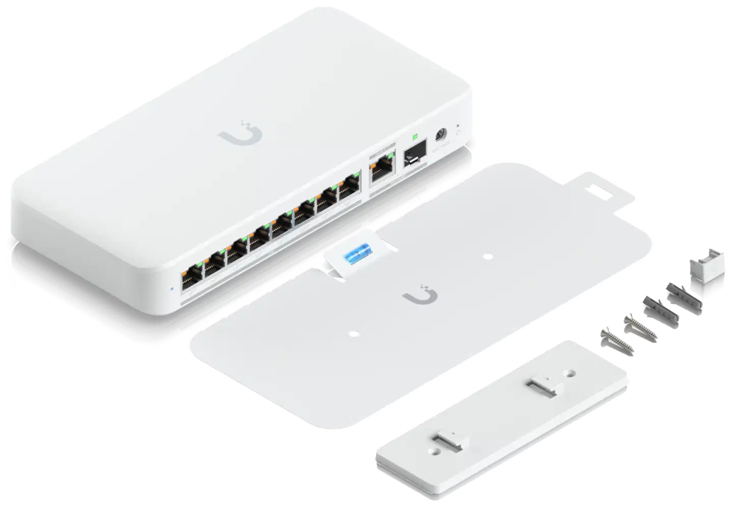 Ubiquiti 8-porttinen 2.5G PoE++ -kytkin 10G uplink-liitännällä USW-Flex-2.5G-8-POE - 6