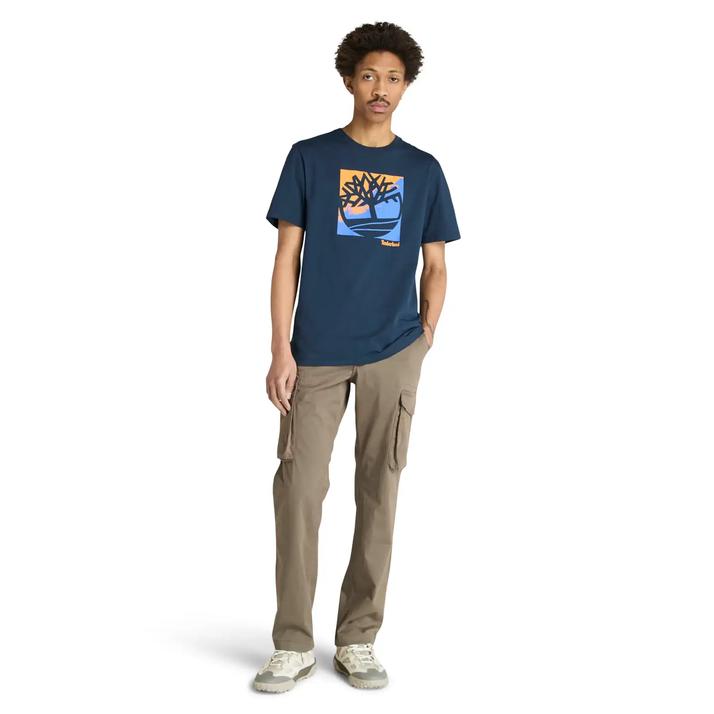 Timberland miesten housut Twill Gargo - CHOCOLATE CHIP - 3