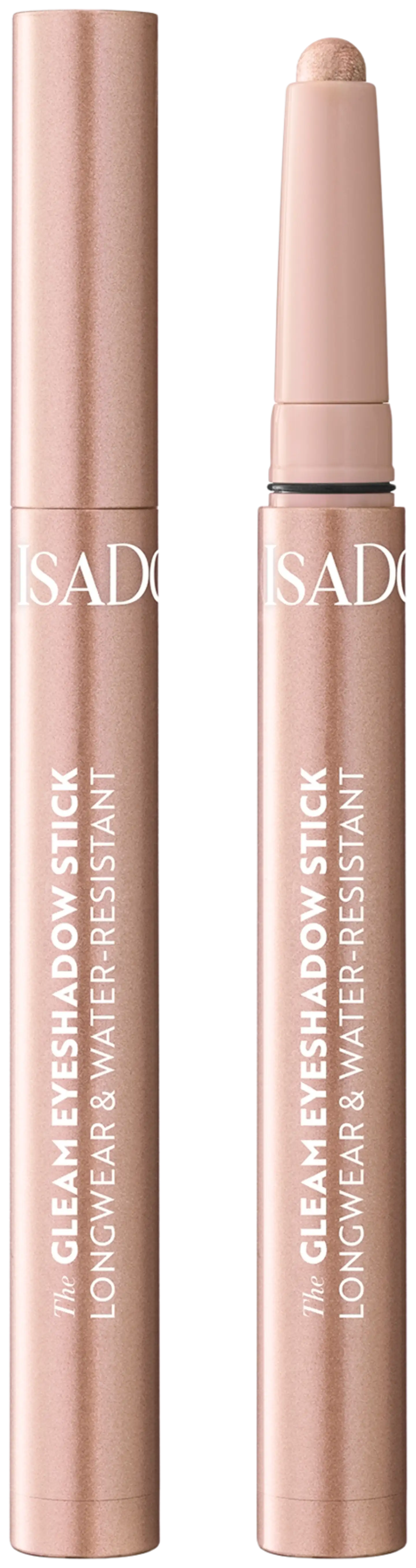 IsaDora The Gleam Eyeshadow Stick Longwear & Water-Resistant Luomiväripuikko 52 Mauve Brown 1 g - Rose Beige - 1