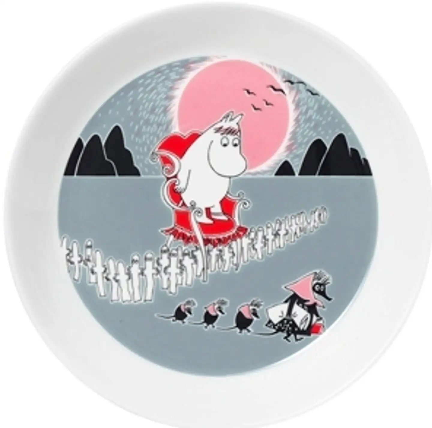 Moomin Arabia Muumi Lautanen Seikkailu Muutto 19 cm