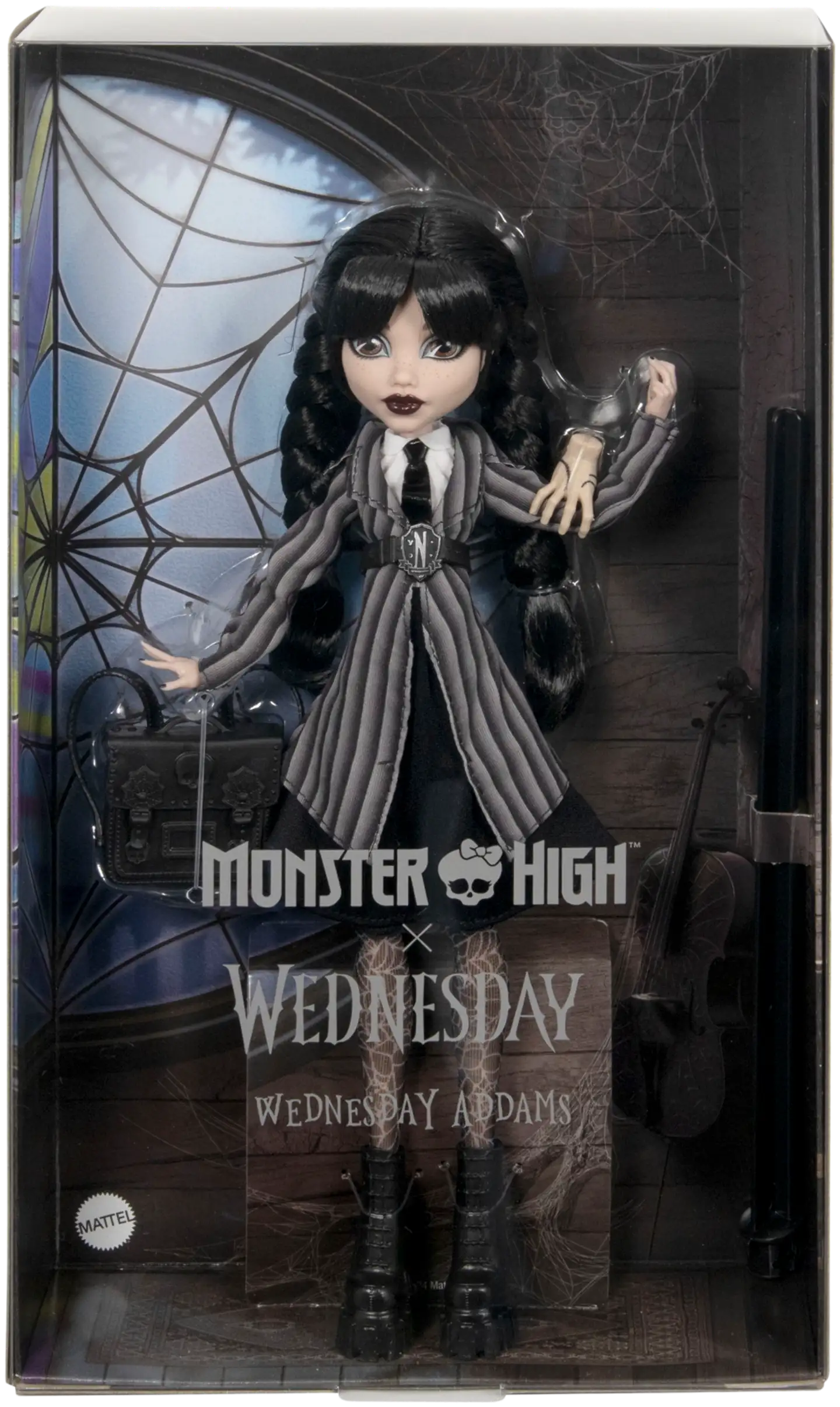 Monster High X Wednesday -koulunukke - 3