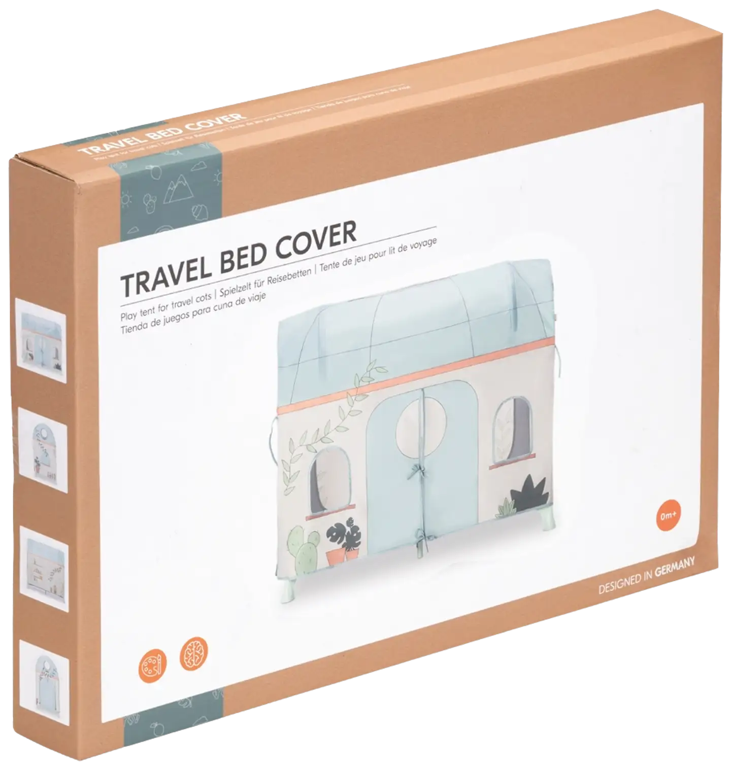 Hauck päällinen matkasänkyyn Travel Bed kasvit - 8