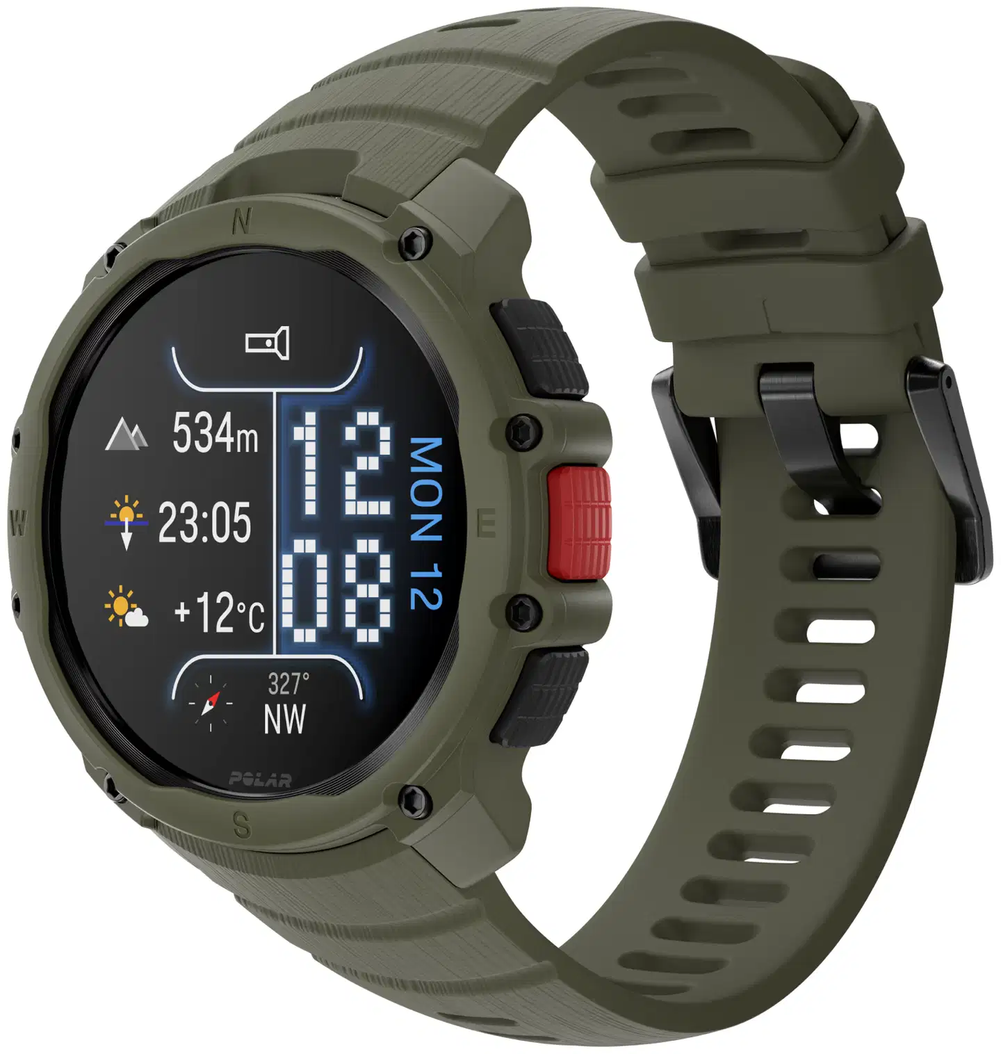 Polar urheilukello Street X Forest Green (S-L) - 1