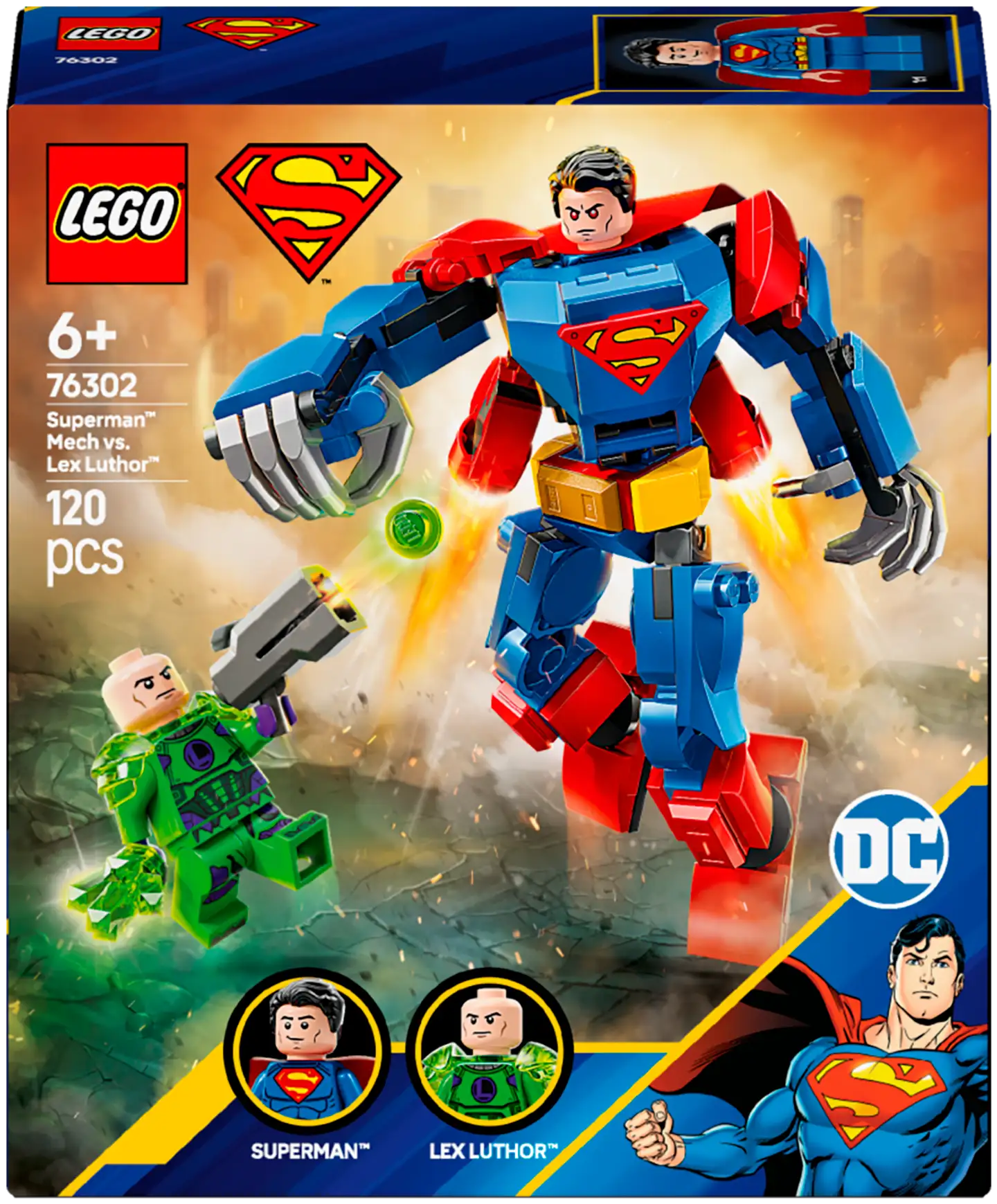 LEGO® Super Heroes DC 76302 Superman™-robotti vastaan Lex Luthor™ - 2