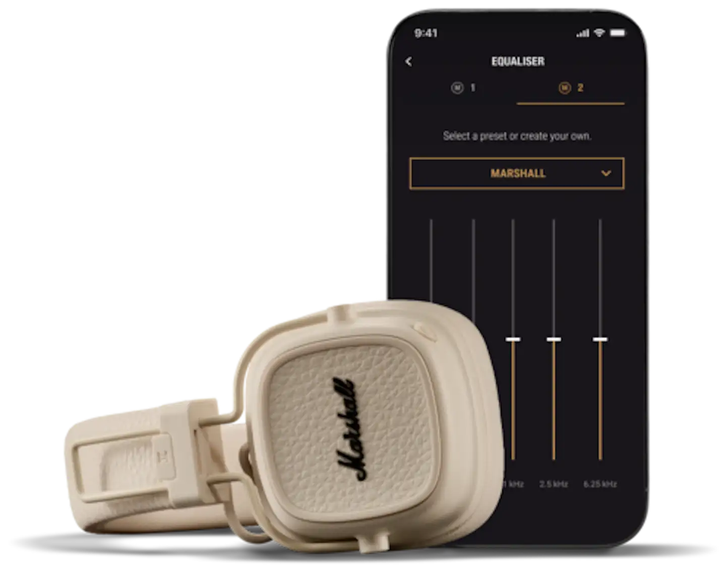 Marshall Bluetooth sankakuulokkeet Major V kerma - 10