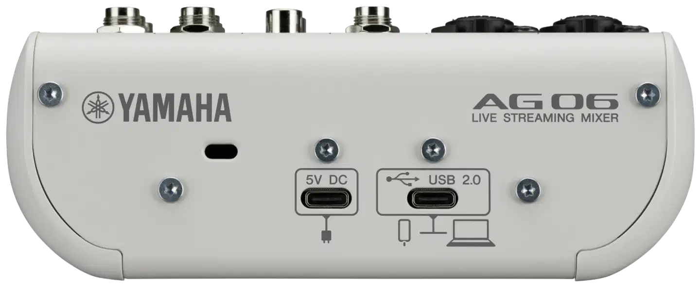 Yamaha livestriimausmikseri AG06mk2W - 3