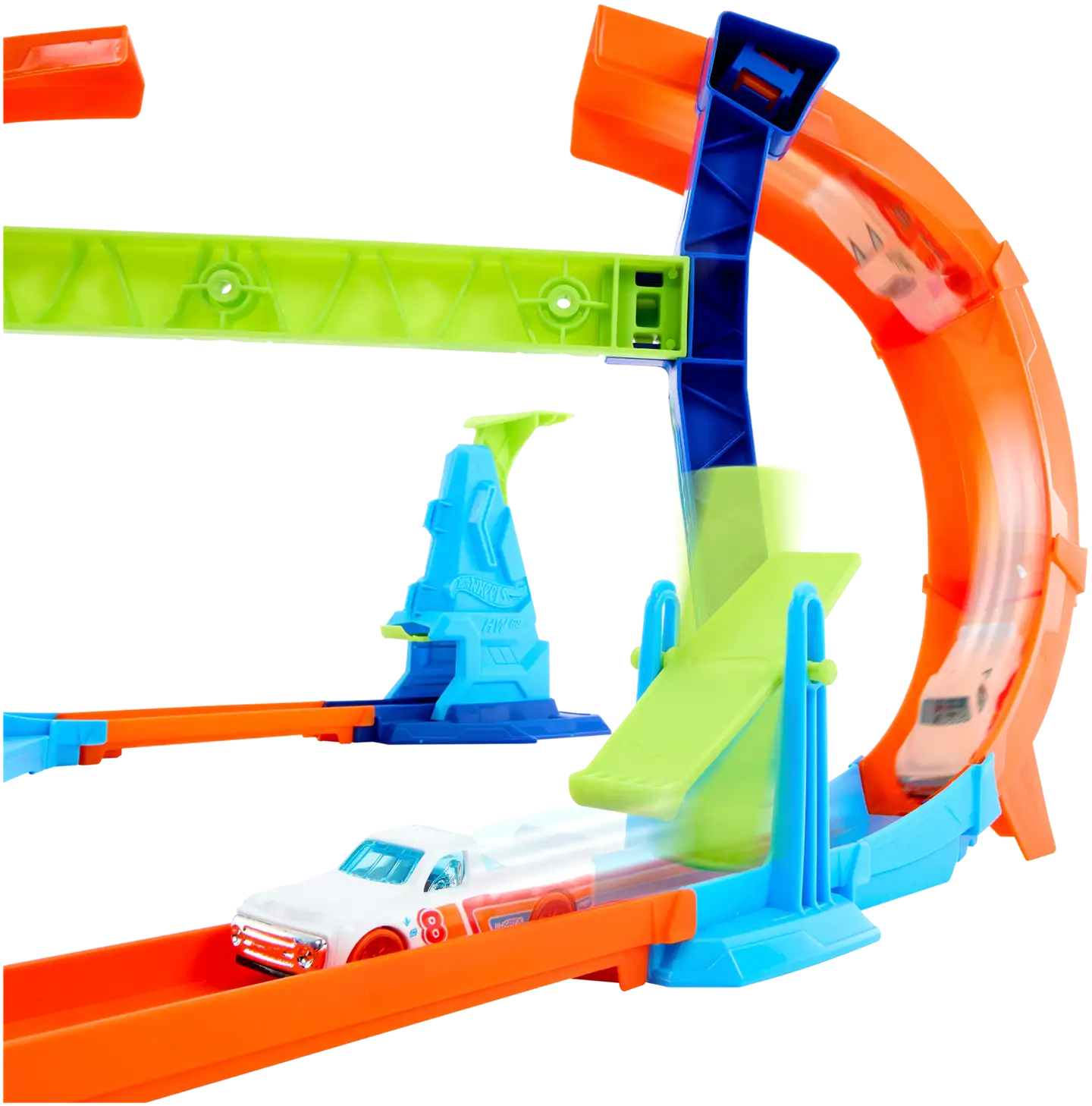 Hot Wheels Stunt Tracks Corkscrew Jump Champion - 3