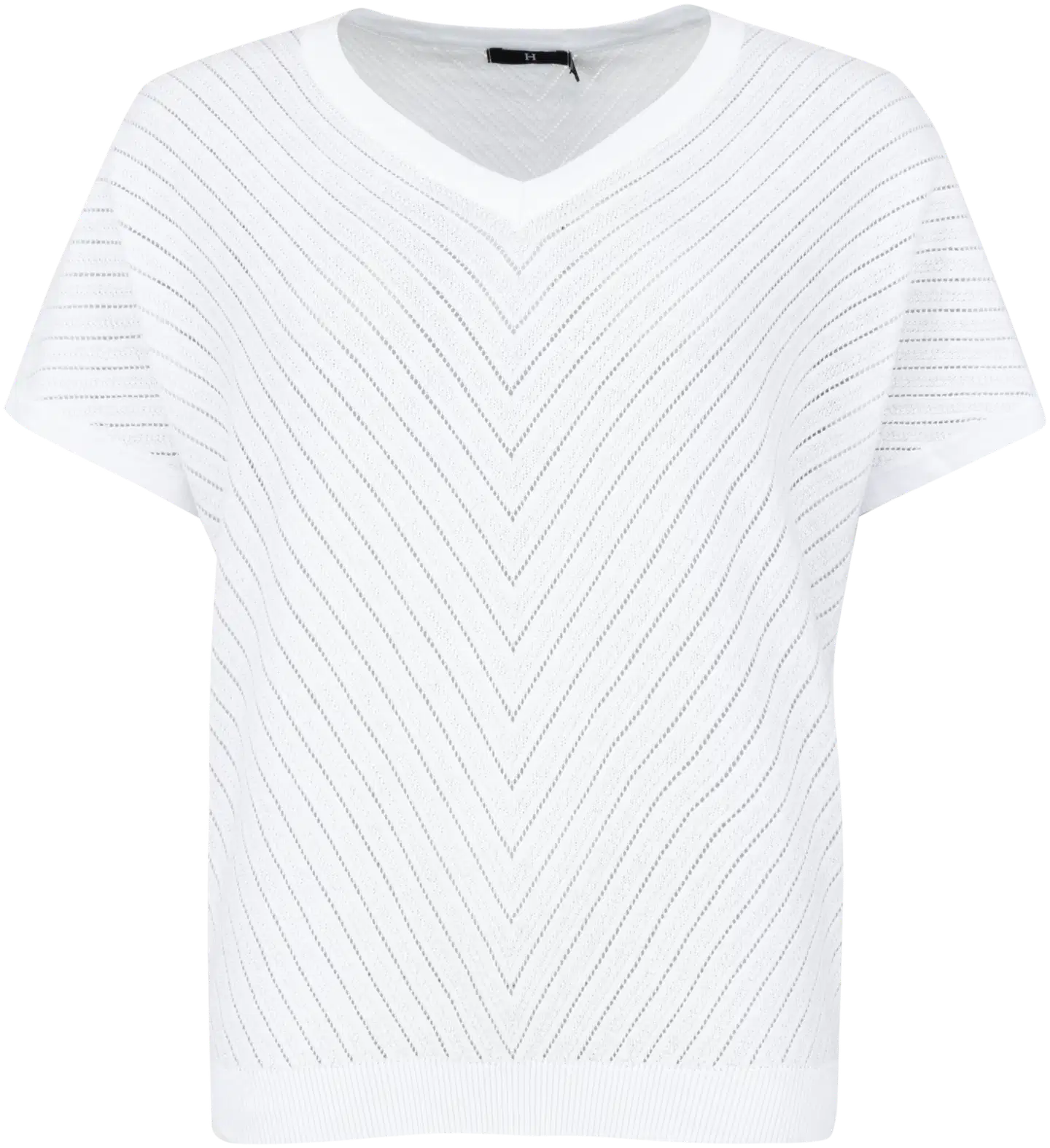 House naisten lyhythihainen neule 213H261402 - Bright white - 1