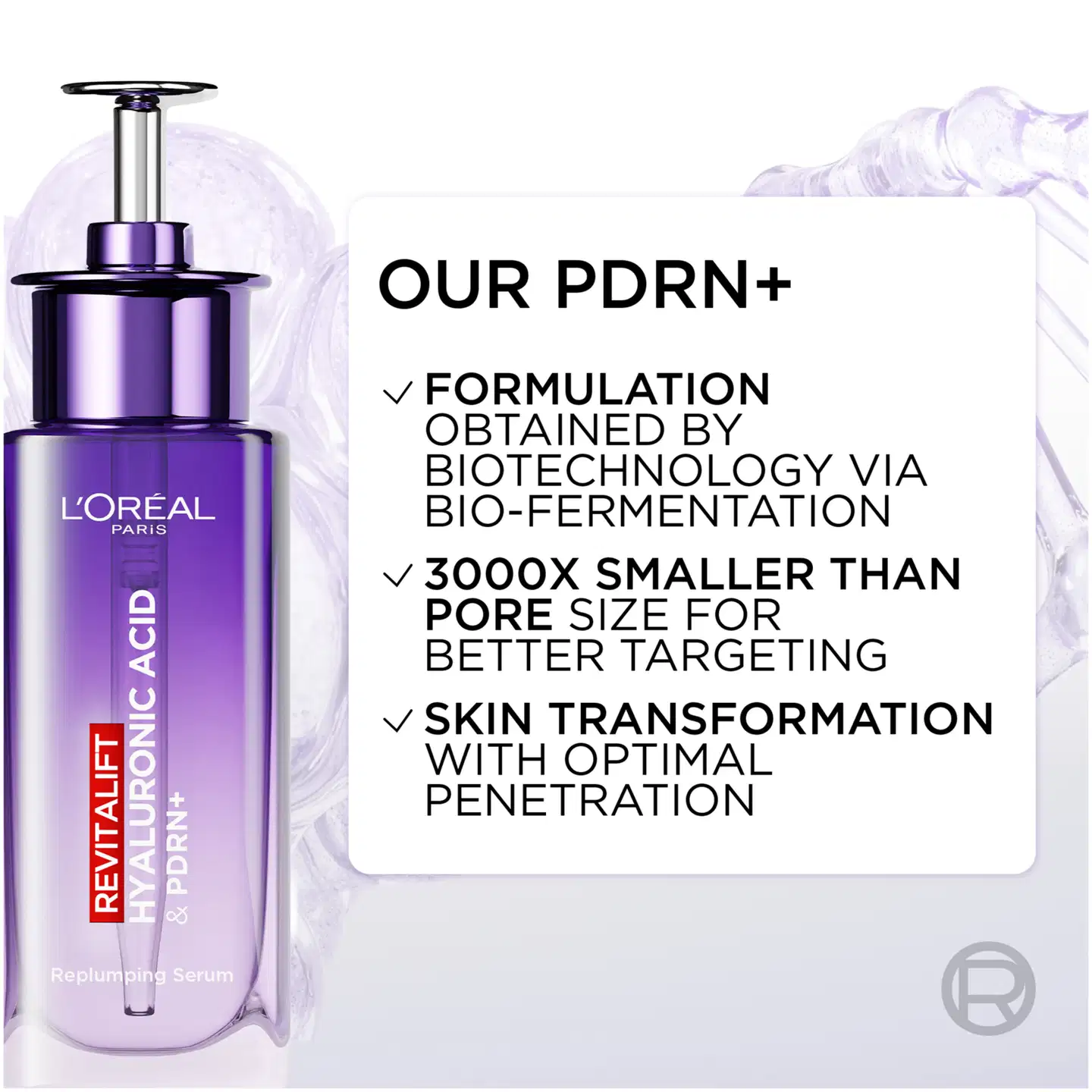 L'Oréal Paris Revitalift Filler Hyaluron PDRN+ -seerumi täyteläistää ihoa ja vähentää ryppyjä 30 ml - 12