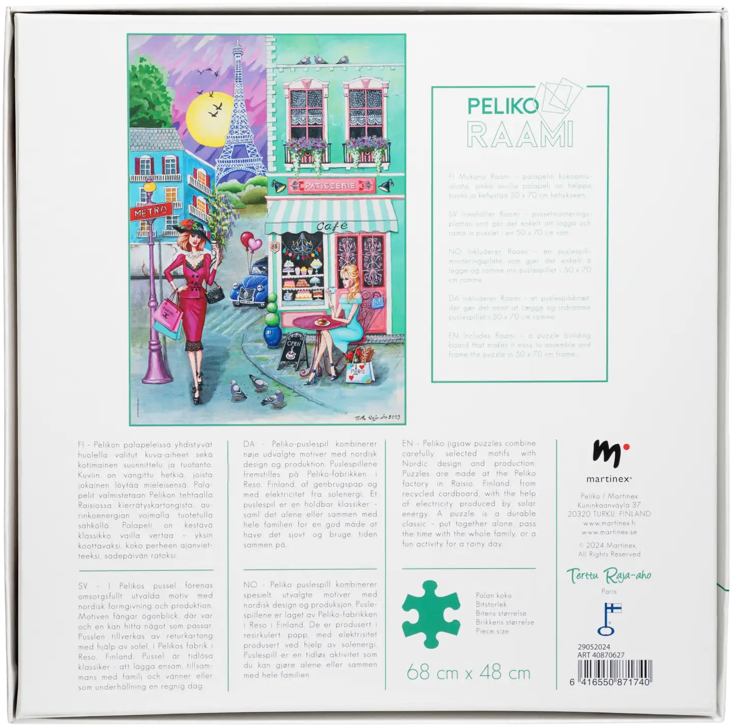 Peliko palapeli 1000 palaa Terttu Raja-aho Pariisi - 3