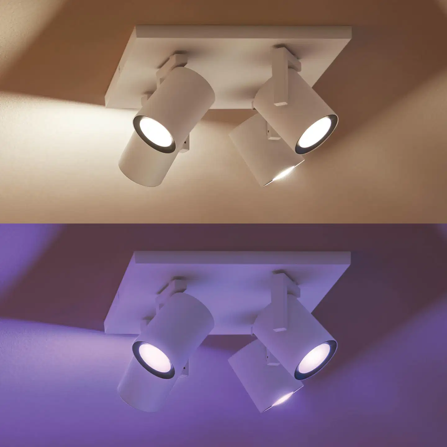 Philips Hue Argenta -kohdevalaisin neljällä spotilla 4.2W 2000-6500K 1200LM valkoinen - 8