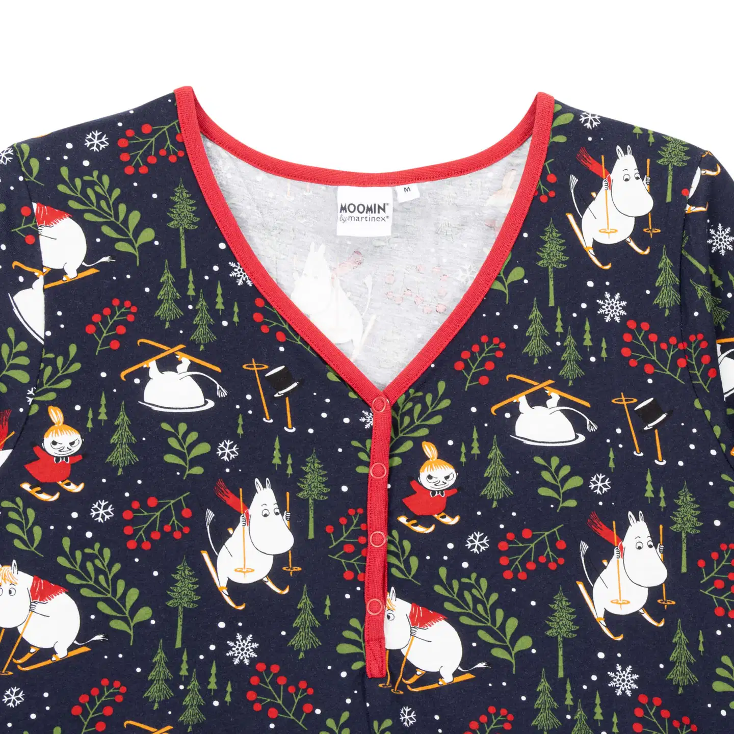 Muumi naisten pyjama Hiihtoretki 593716 - tummansininen - 7