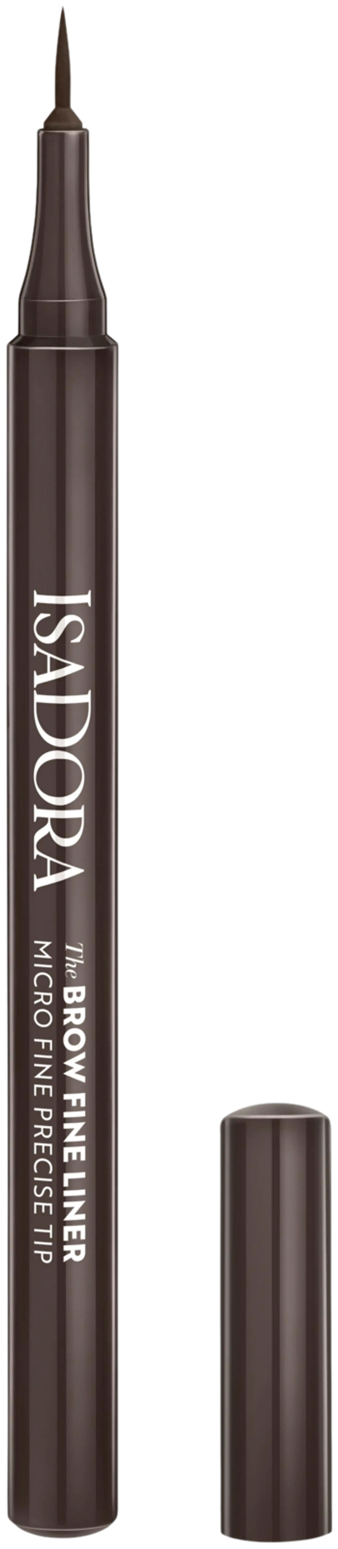 IsaDora Brow Fine Liner kulmakynä Medium Brown 1,1 ml - 1