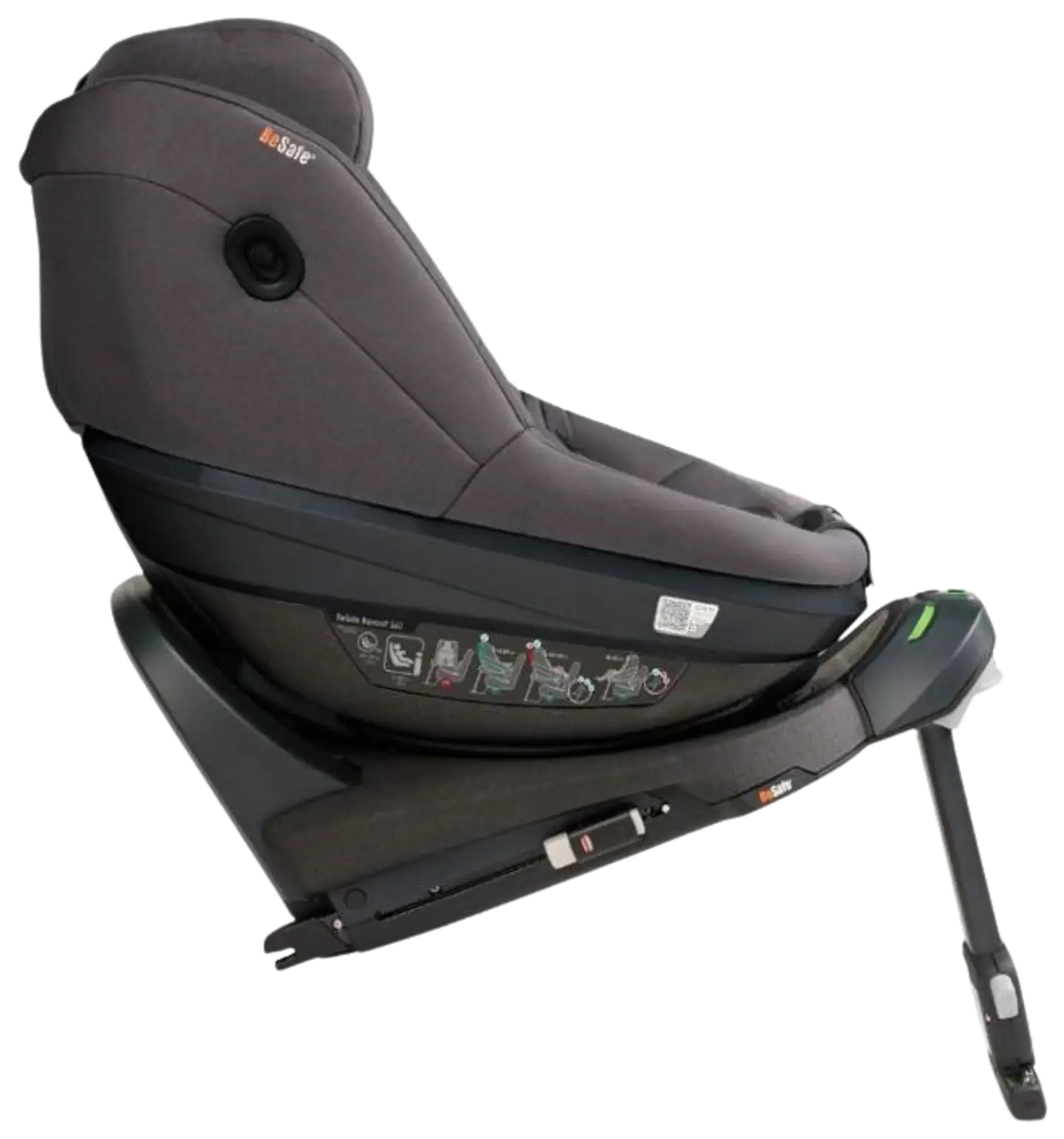 Besafe Beyond 360 2 turvaistuin Dark Grey Melange - 5