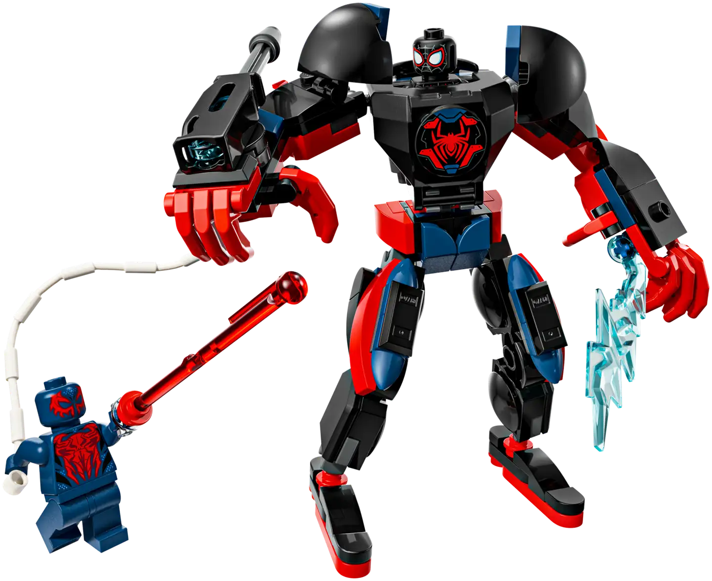 LEGO® Super Heroes Marvel 76337 Miles Moralesin robotti vastaan Spider-Man 2099 - 2