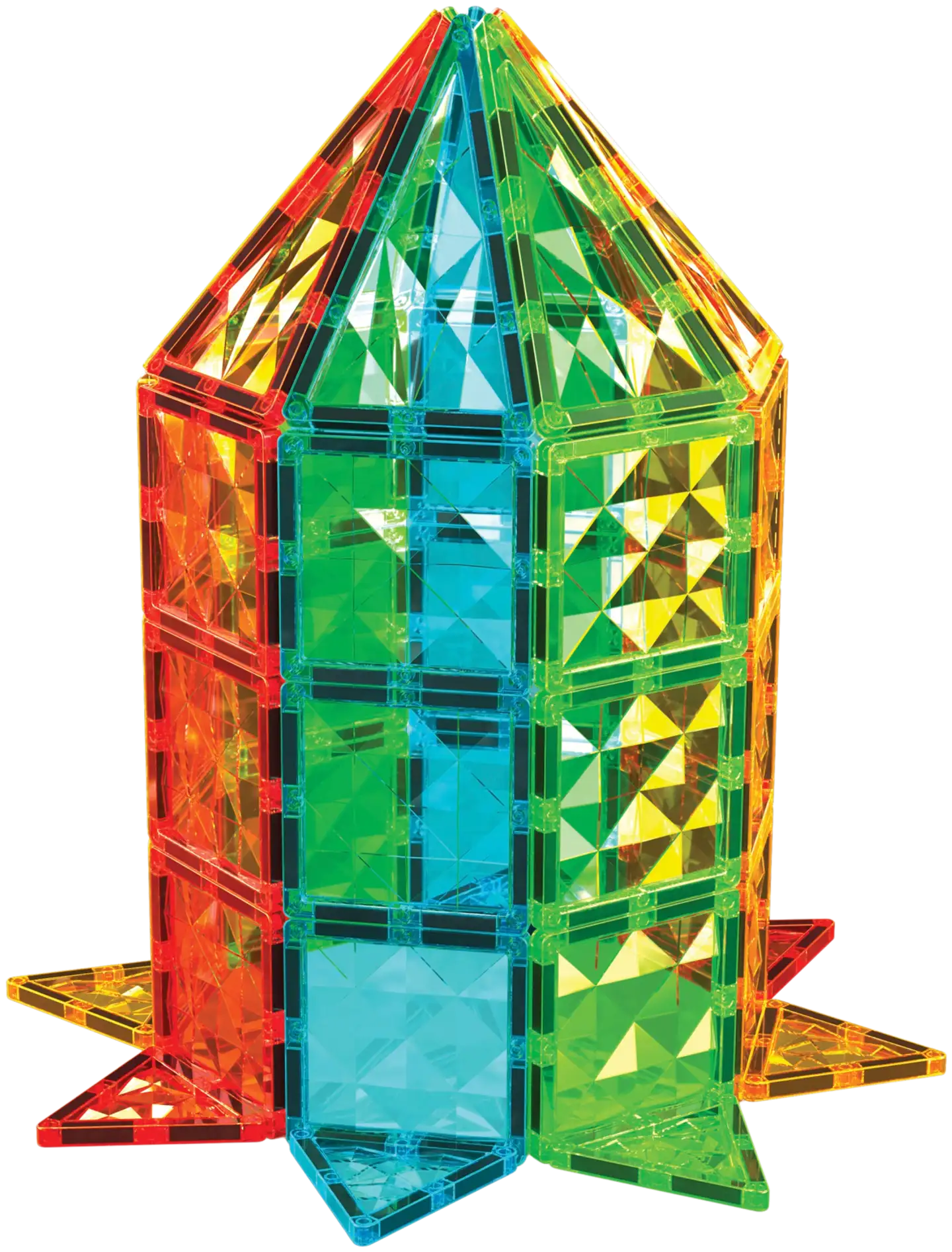 Geomag Tiles Gems Rakennussetti 60 Osaa - 6