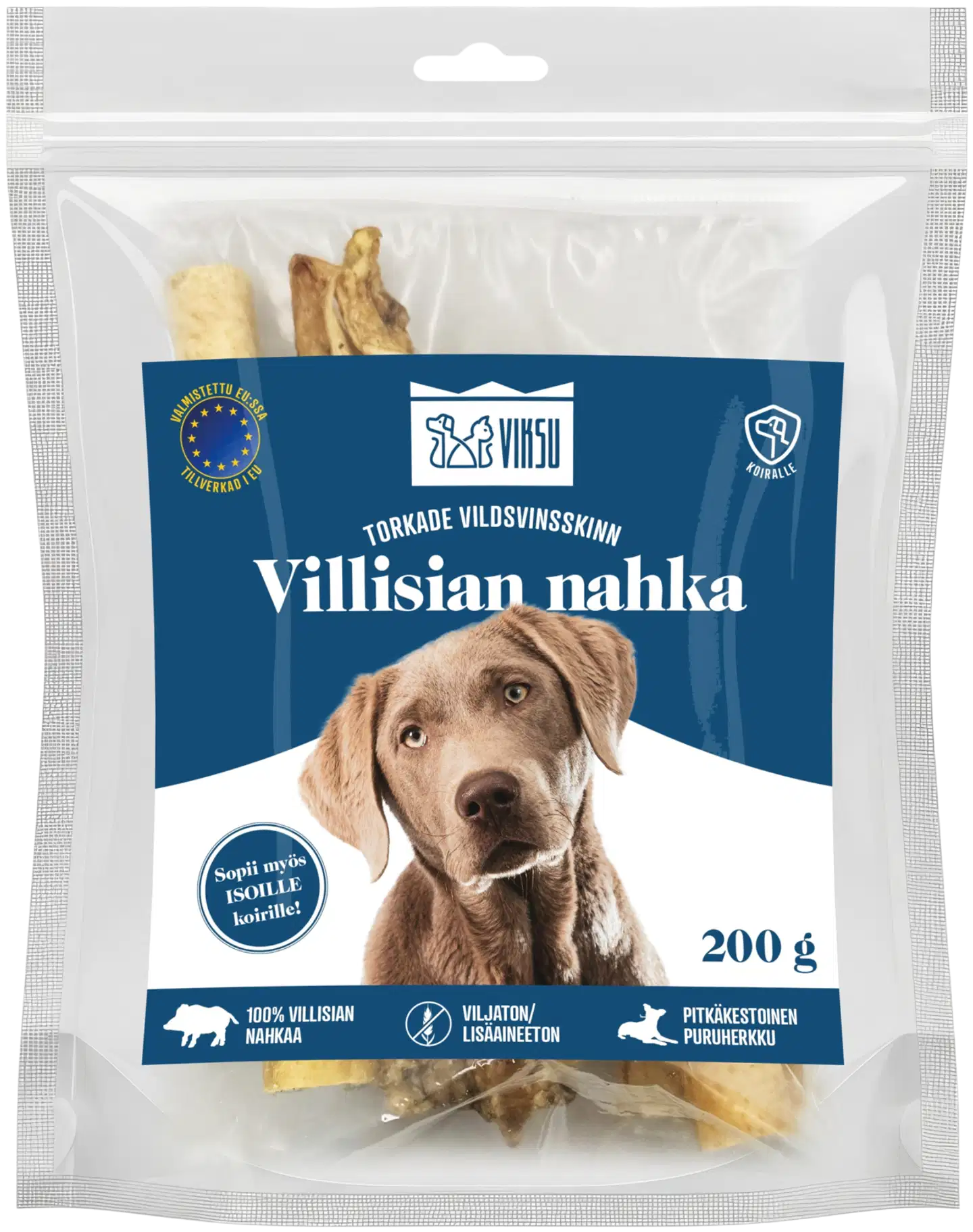 Viksu koiralle villisian nahka 200 g