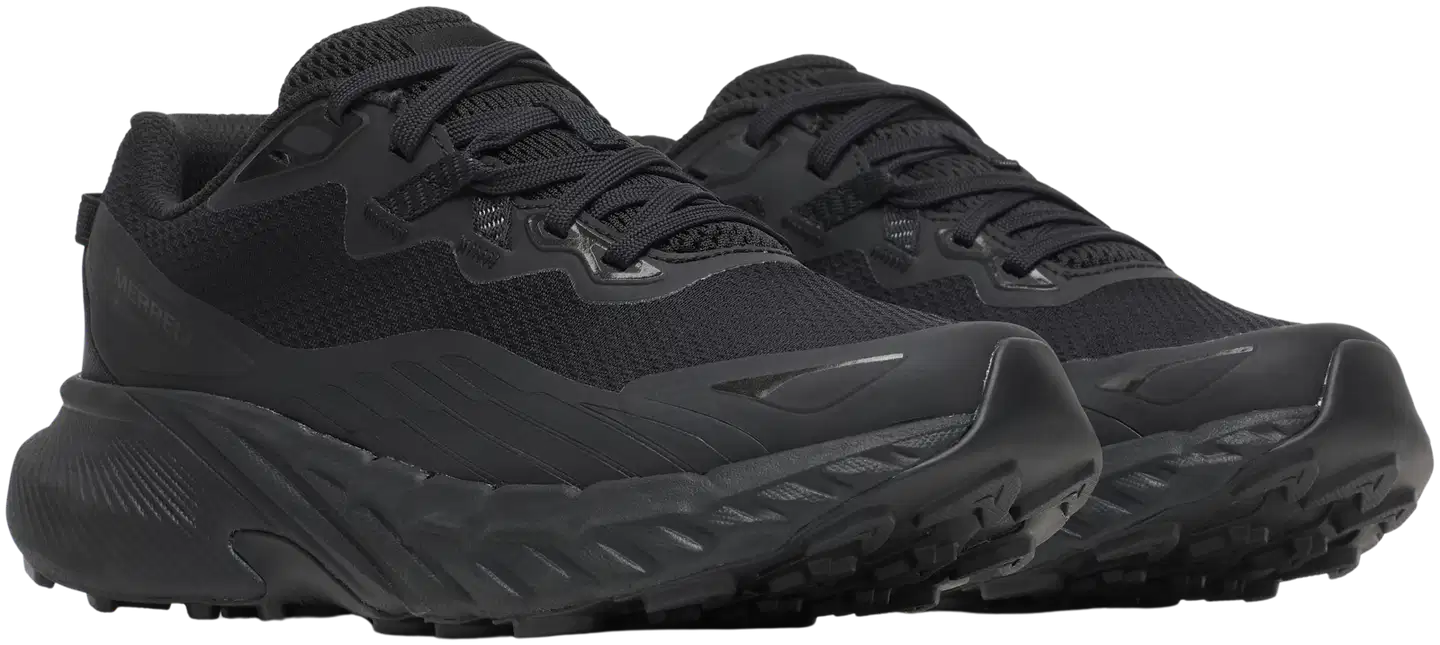 Merrell naisten juoksukenkä Agility trail goretex - Triple black - 2