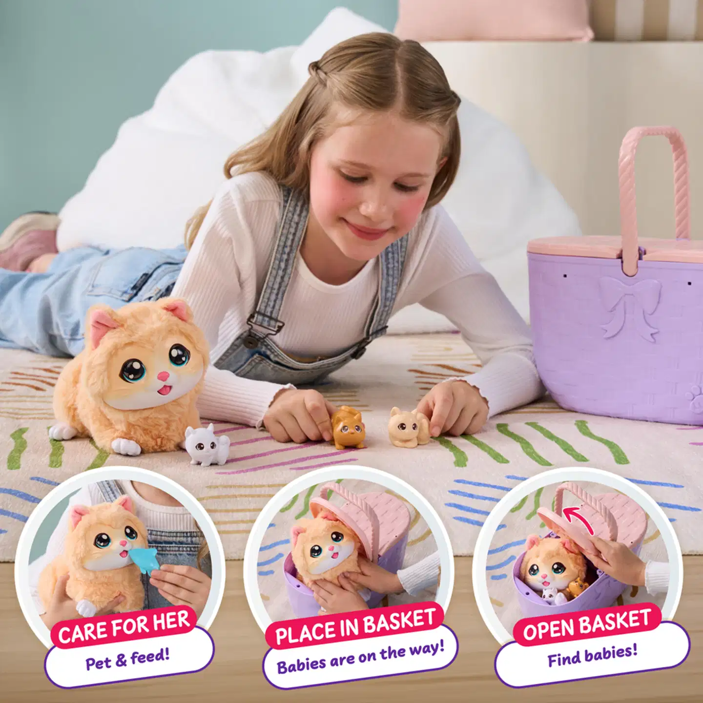LLP Mama Surprise Kitty Playset - 4