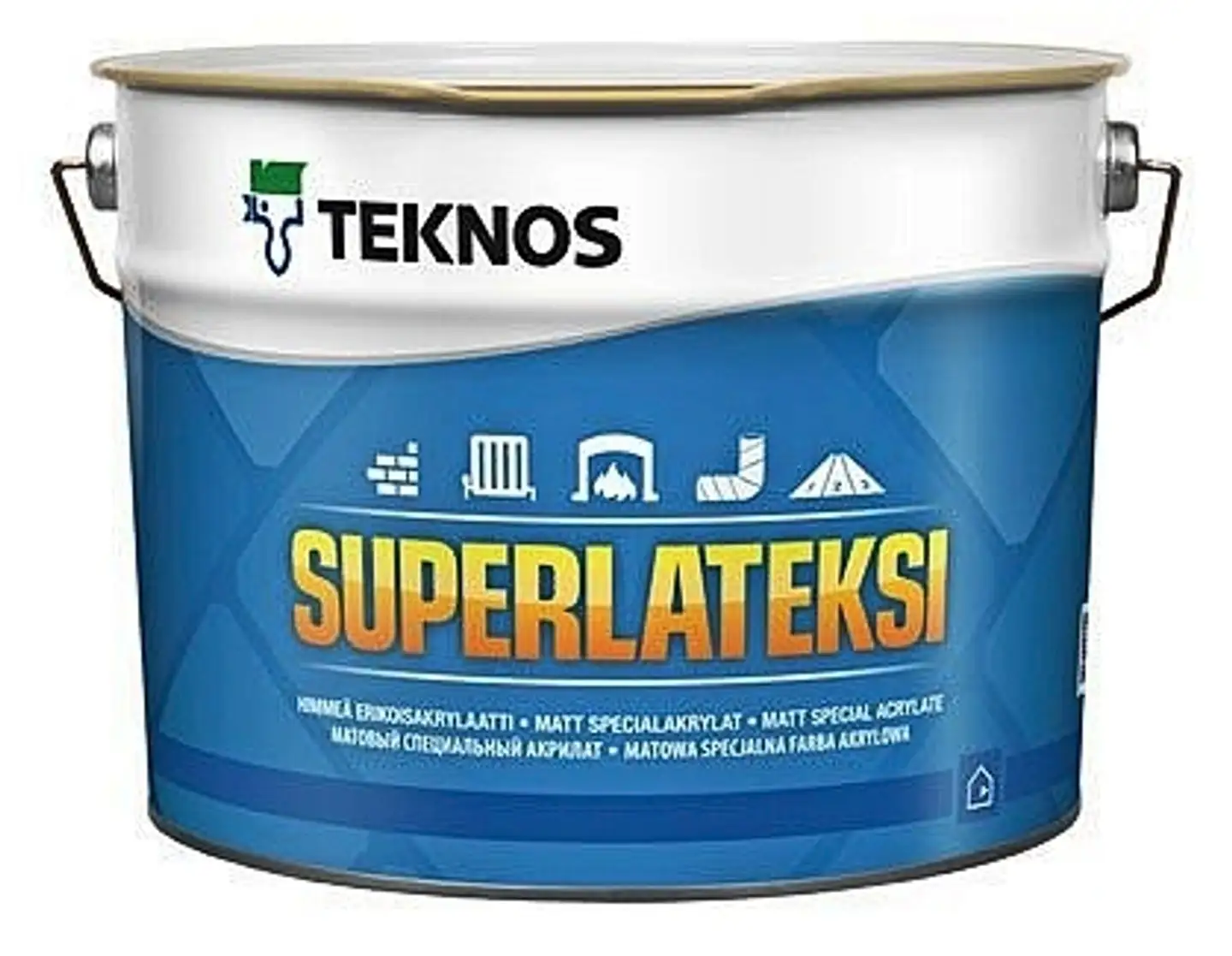 Teknos Superlateksi sisämaali 9L PM3 sävytettävä himmeä