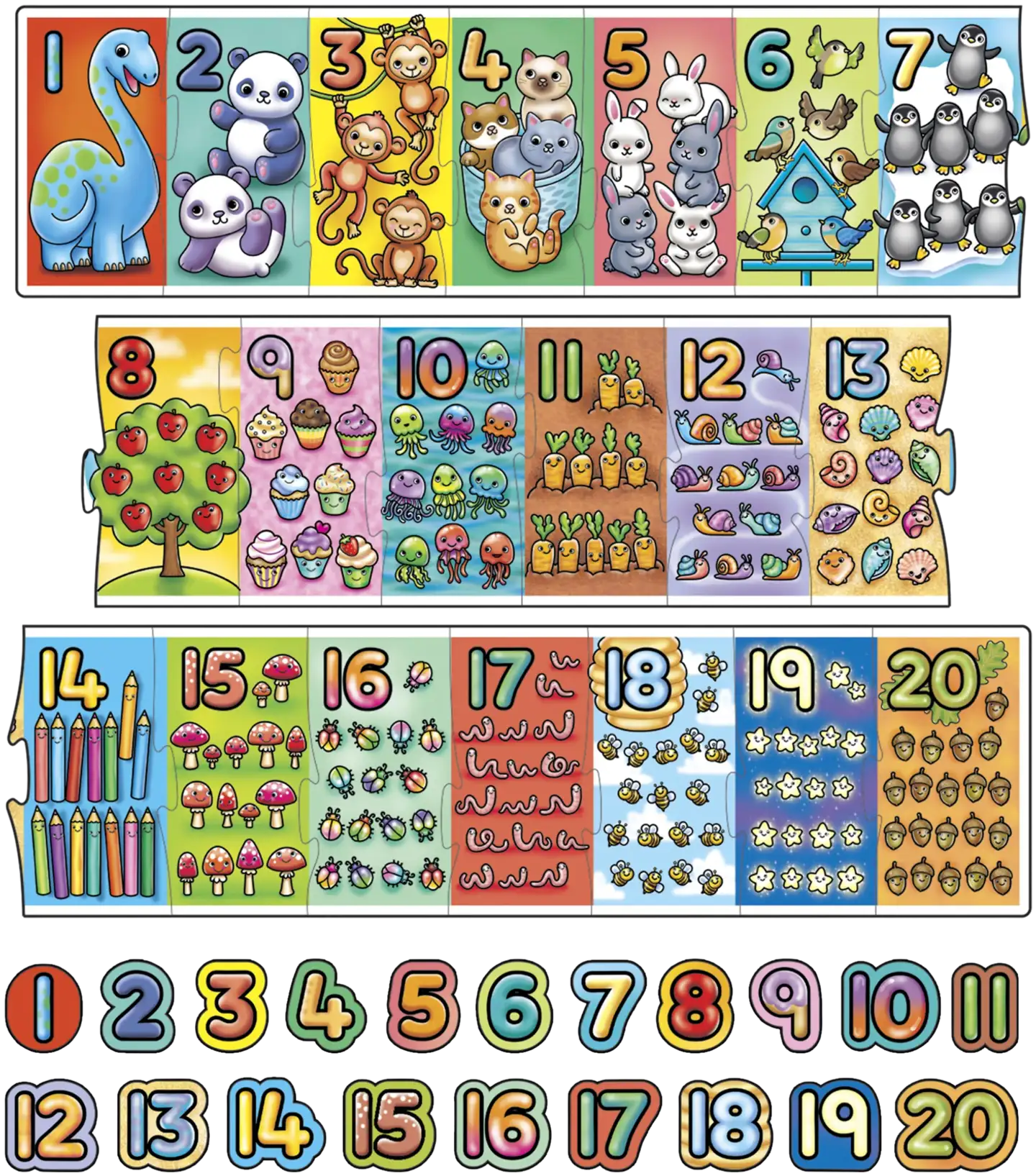 Orchard Numerot palapeli - 1