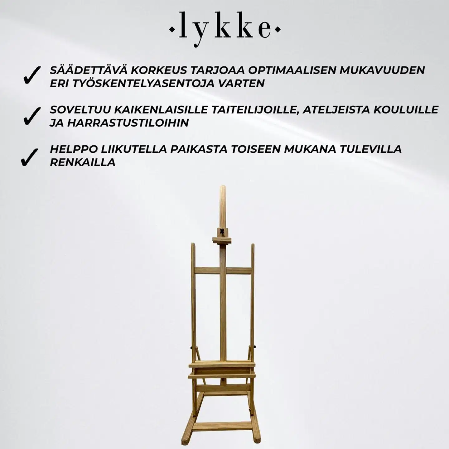 Lykke maalausteline pro 230x53x51 cm - 3