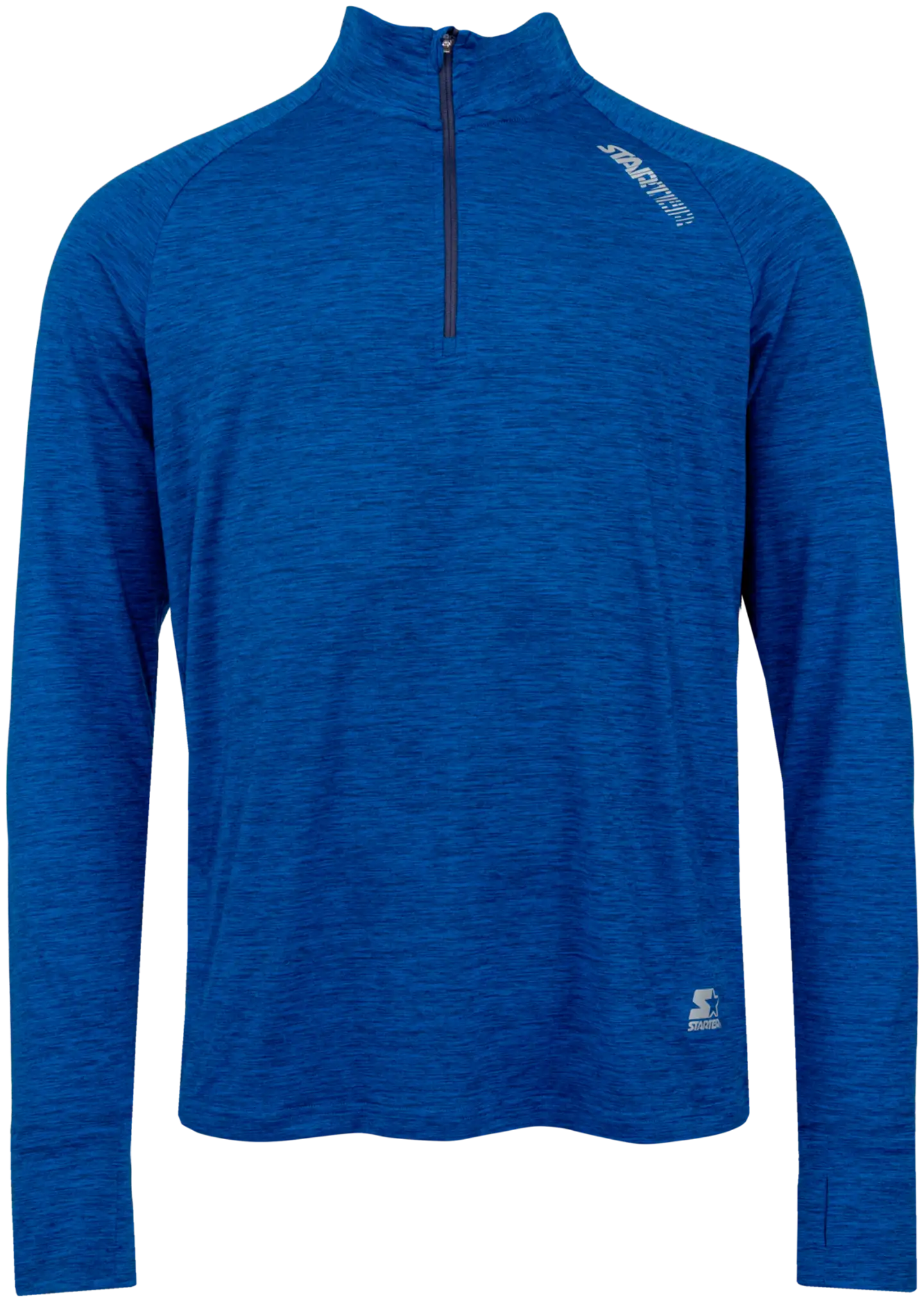 Starter miesten pitkähihainen juoksupaita SMA2401 - Navy melange - 1