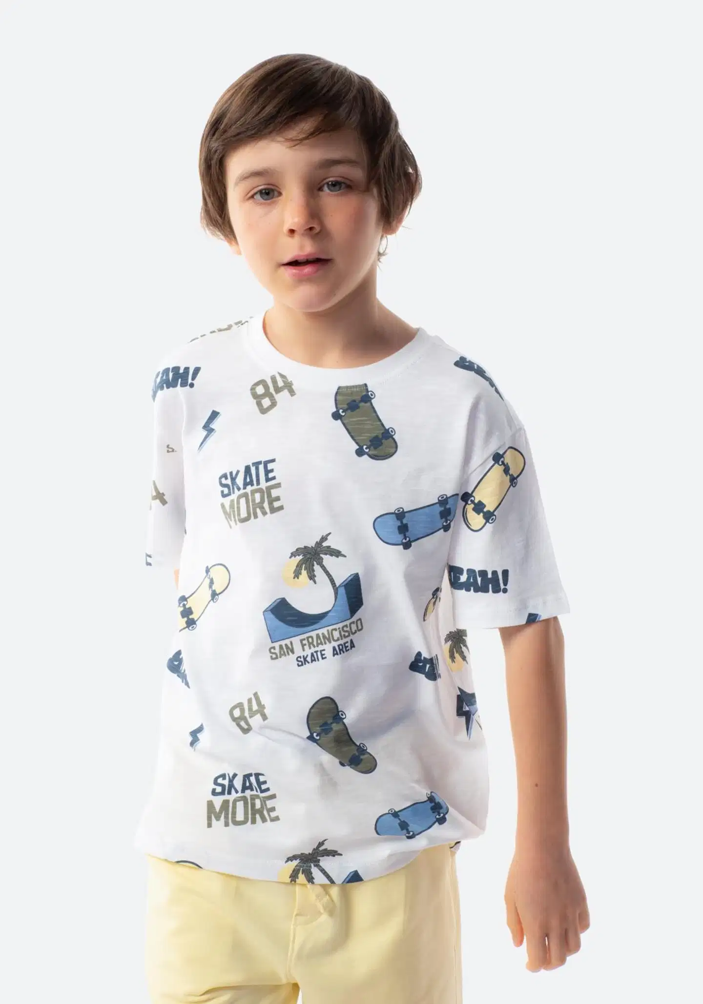 TEX lasten t-paita I276360 - WHITE 1 - 1