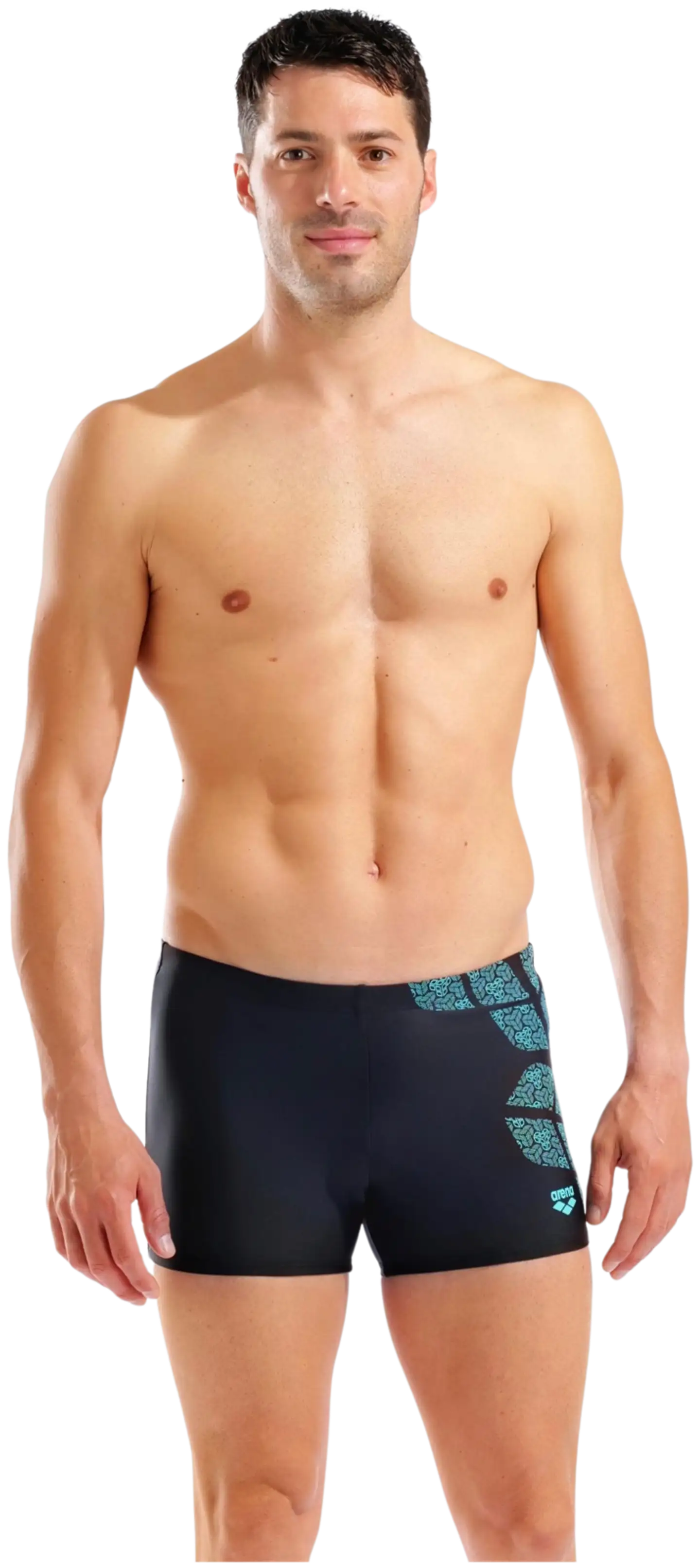 Arena Miesten Kikko uimaboxerit - Black-Water - 1