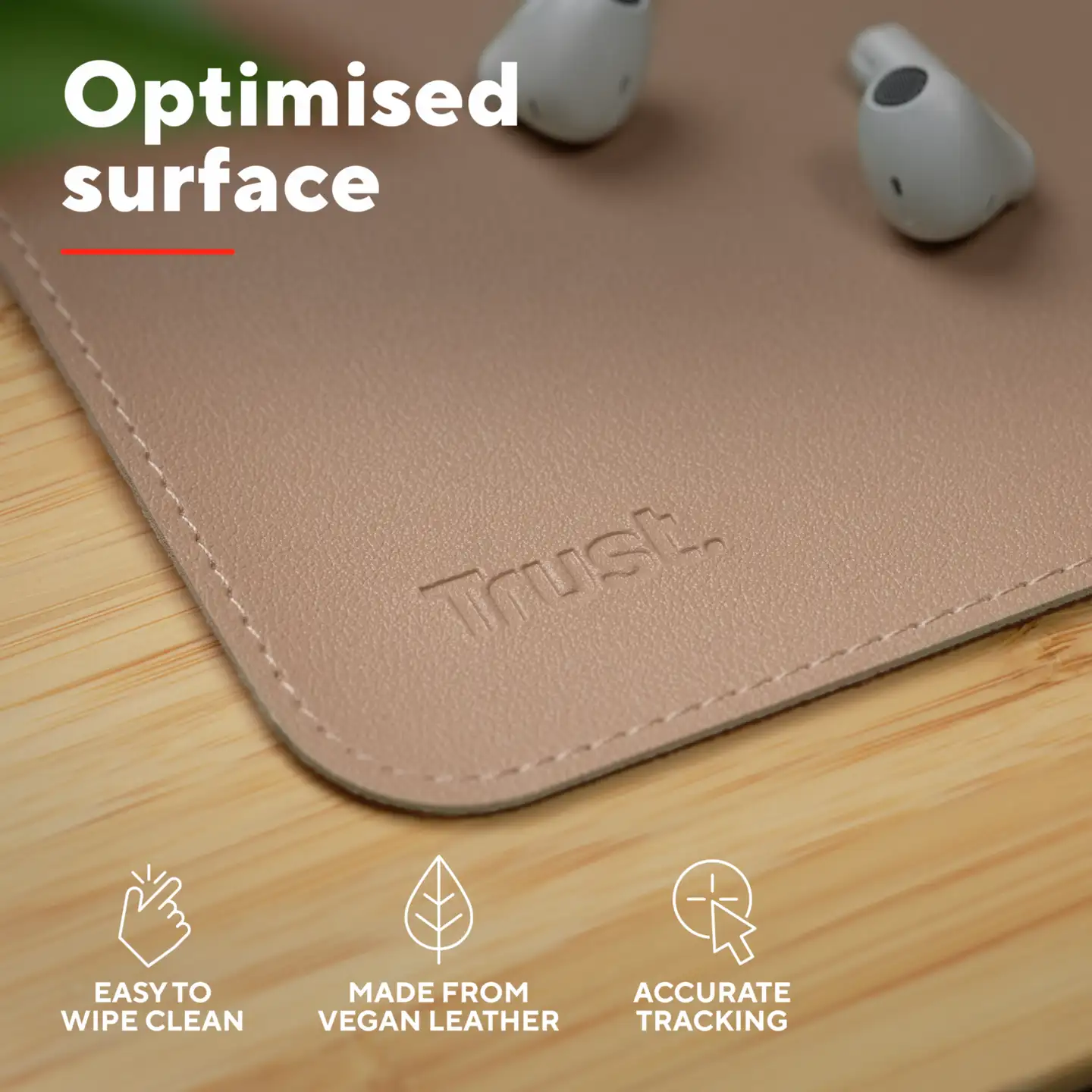 Trust Benya hiirimatto XXL beige - 7